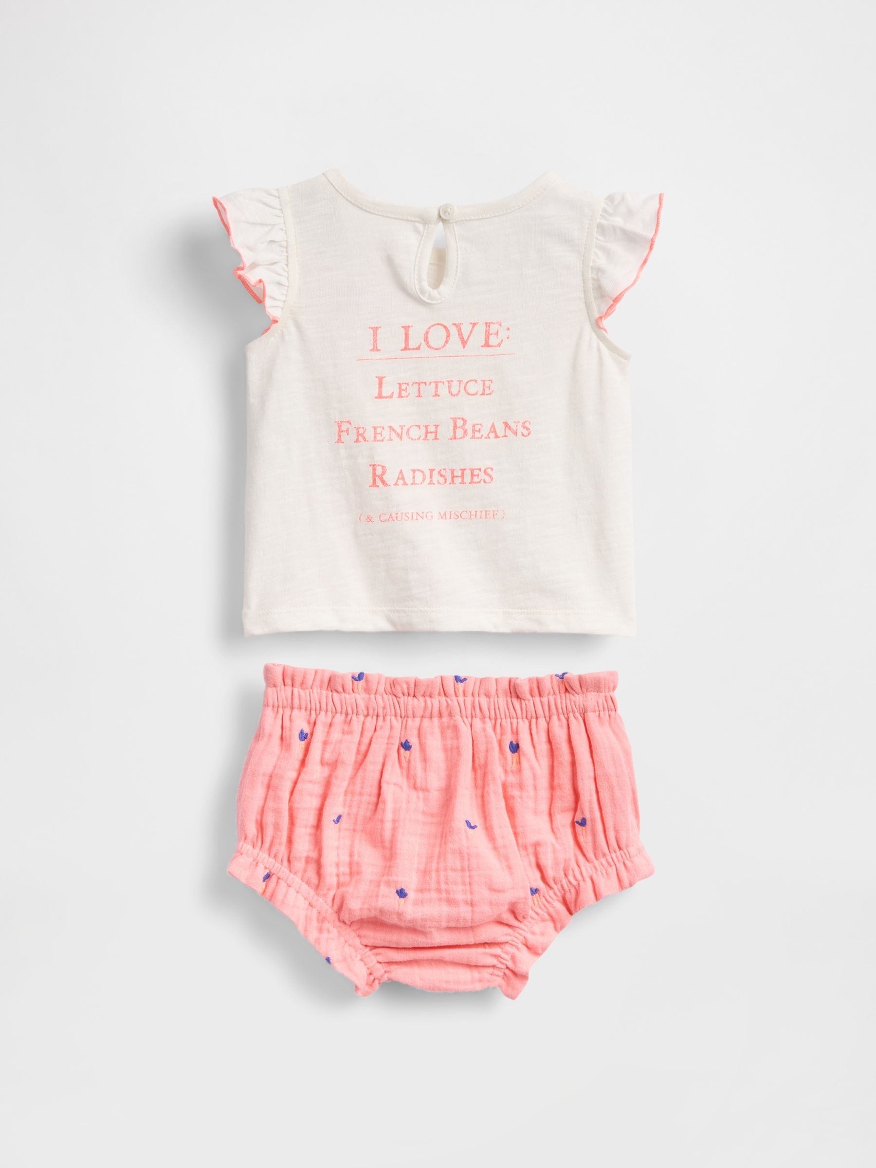Pink Peter Rabbit T-Shirt Outfit Set (Newborn-24mths) - Image 2 of 2