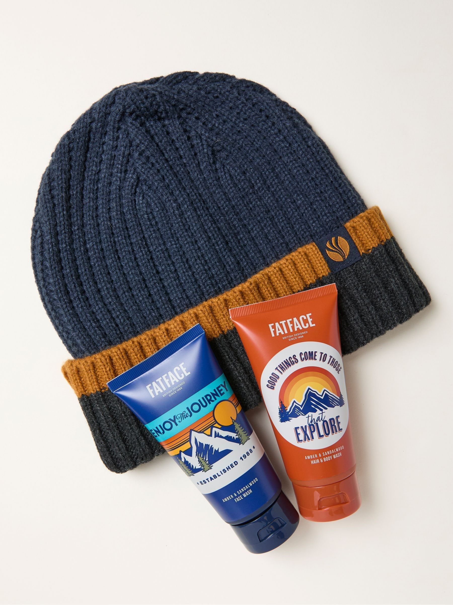 Orange Beanie Hat and Body Wash Duo - Image 2 of 3