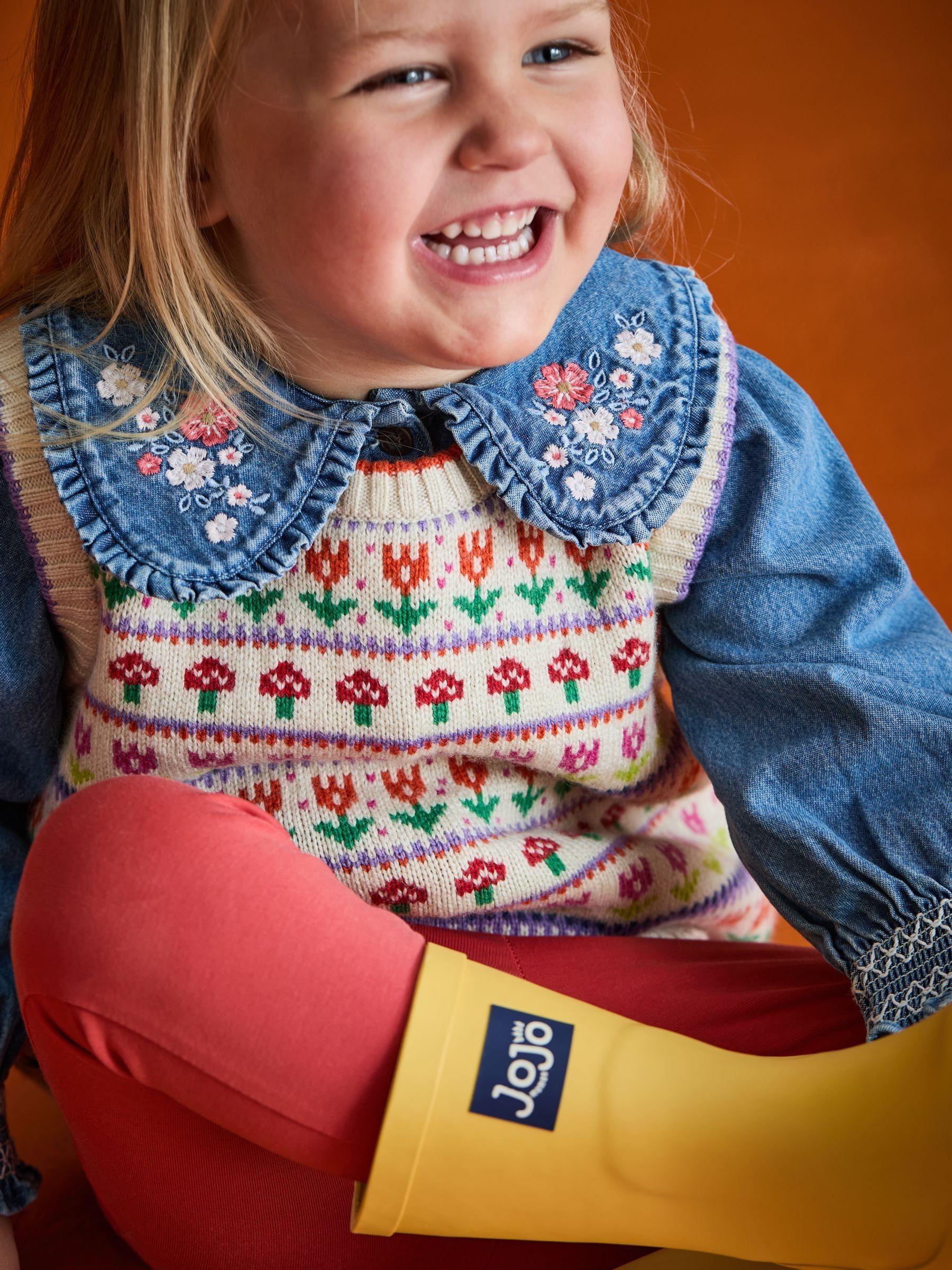 Cream Woodland Fair Isle Vest - Image 2 of 4
