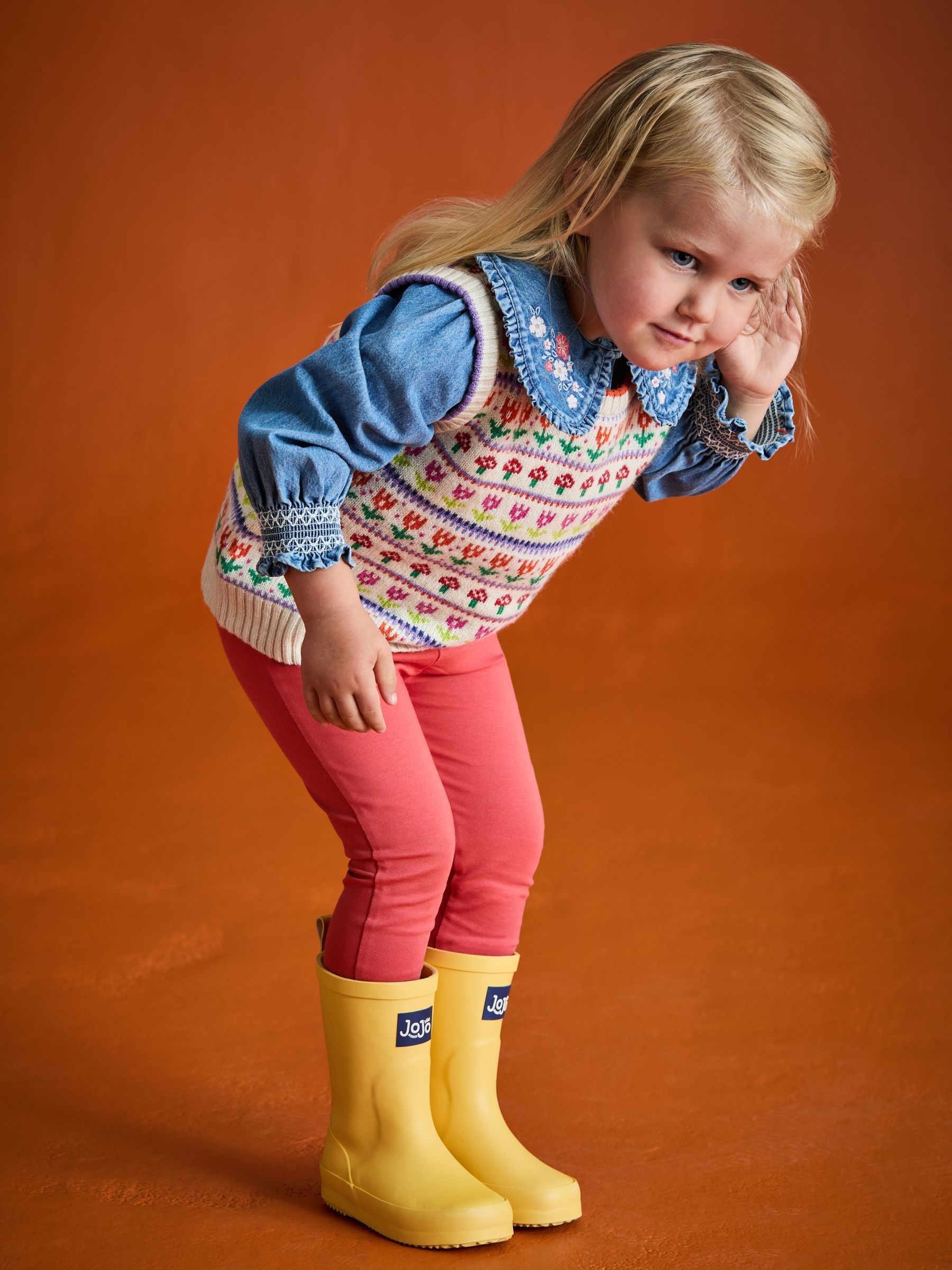 Cream Woodland Fair Isle Vest - Image 3 of 4
