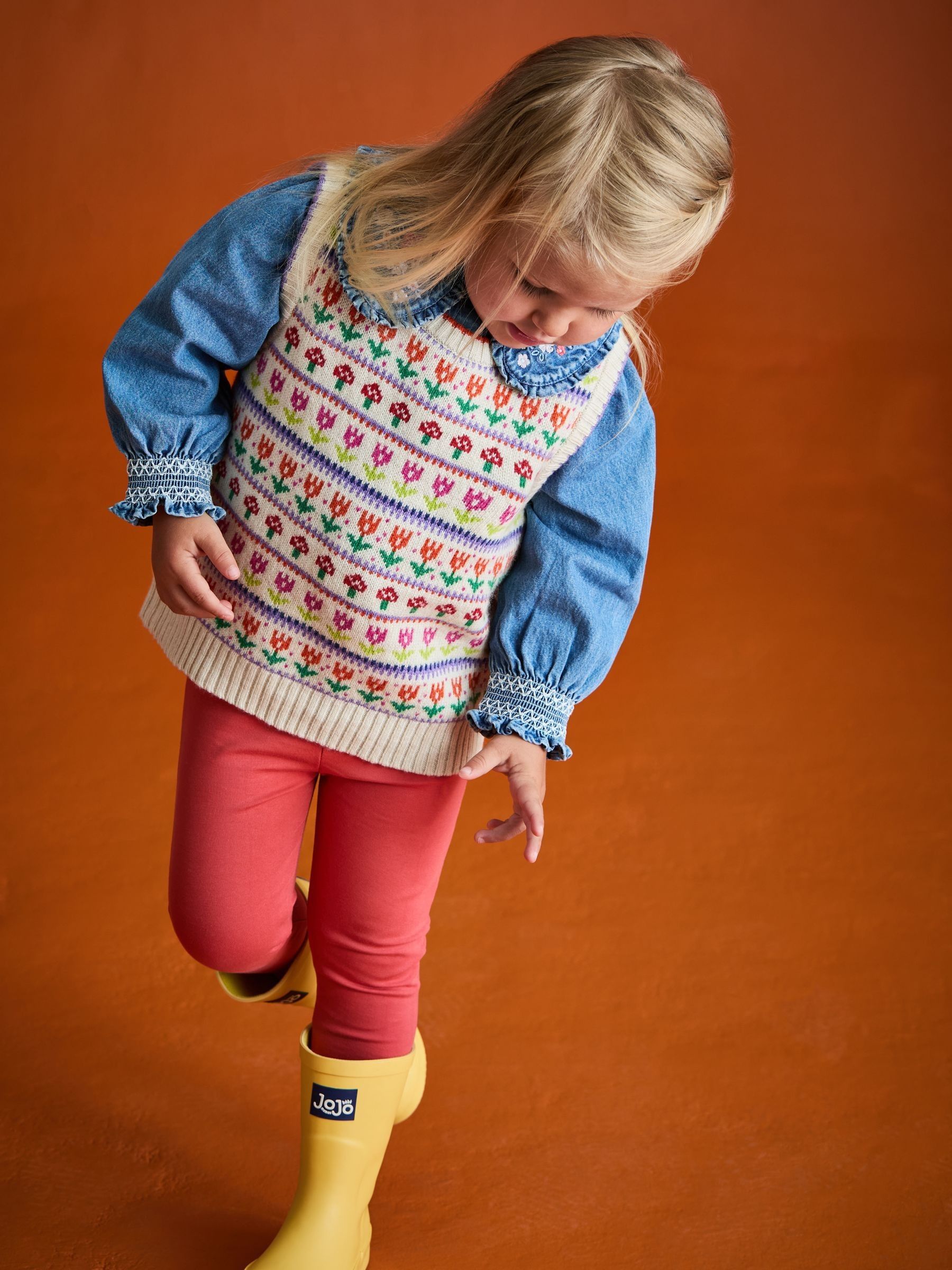 Cream Woodland Fair Isle Vest - Image 4 of 4