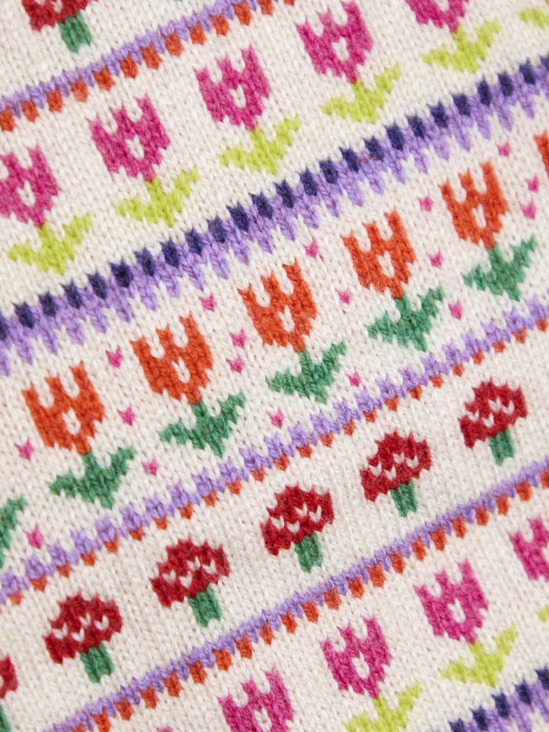 Cream Toadstool Woodland Fair Isle Vest - Image 5 of 7