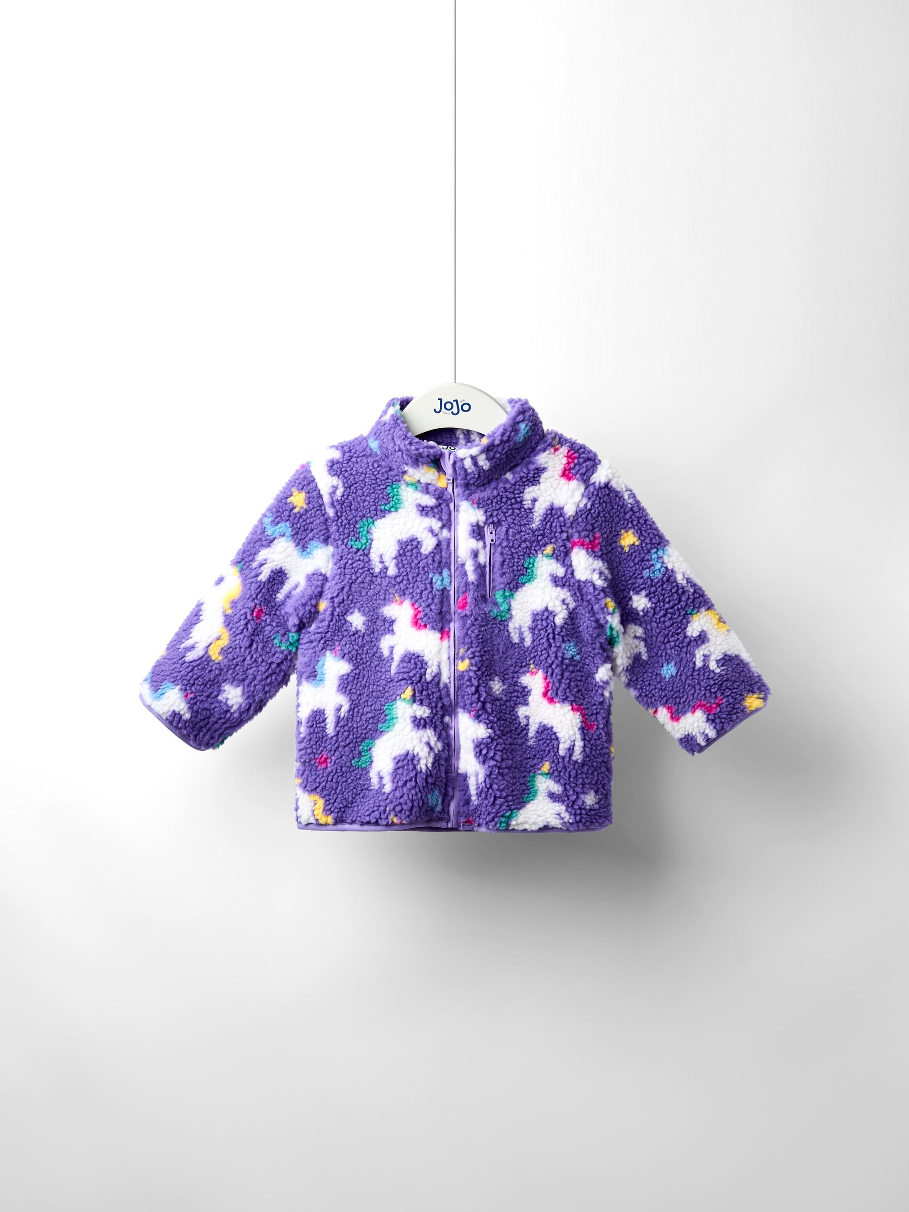 Purple Borg Fleece Jacket - Image 1 of 5
