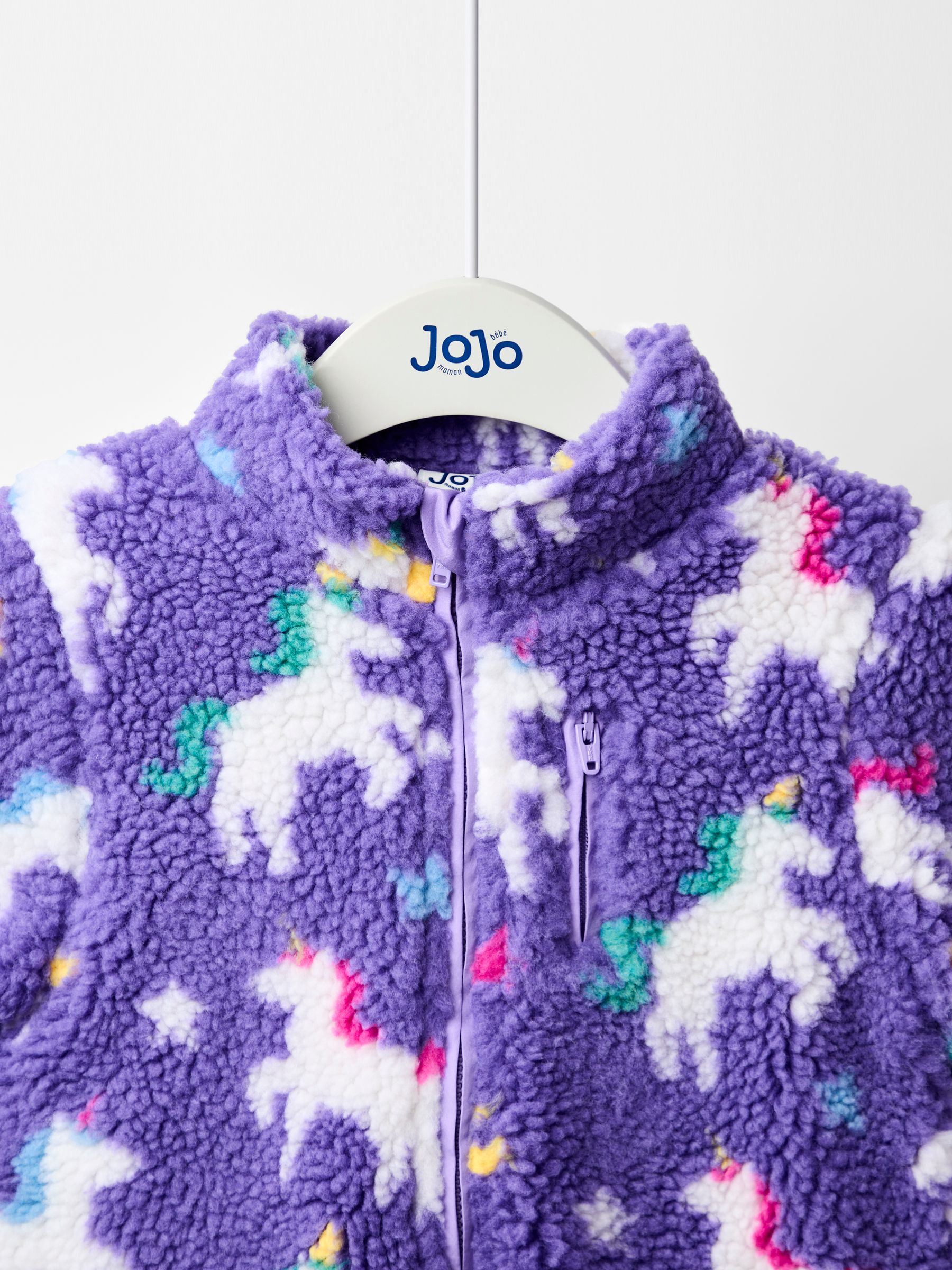 Purple Borg Fleece Jacket - Image 3 of 5