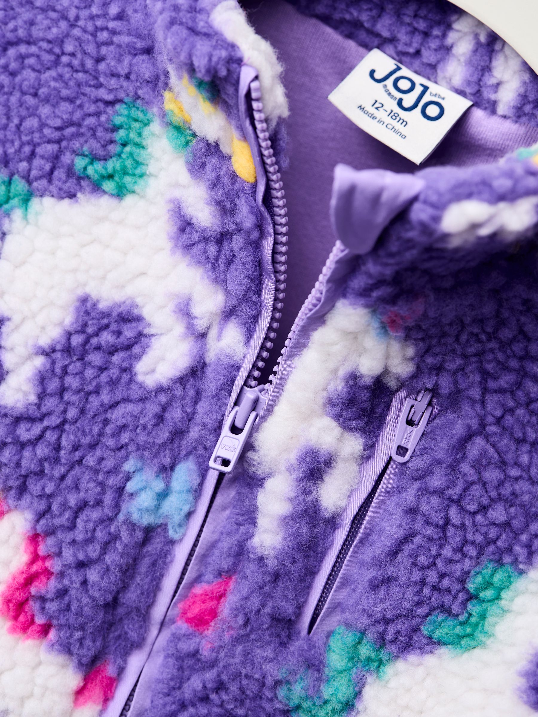Purple Borg Fleece Jacket - Image 4 of 5