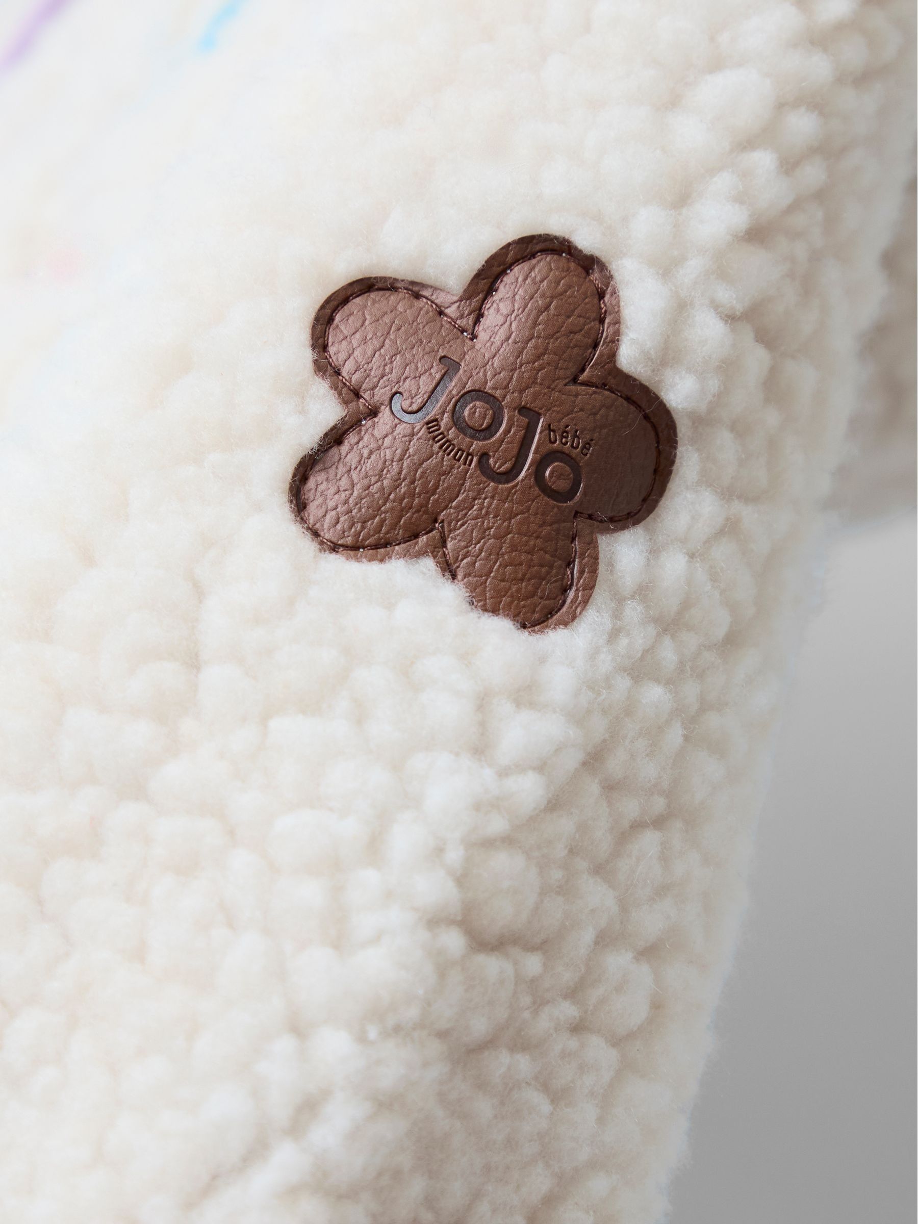 Cream Fairy Popper Through Borg Fleece Jacket - Image 6 of 6