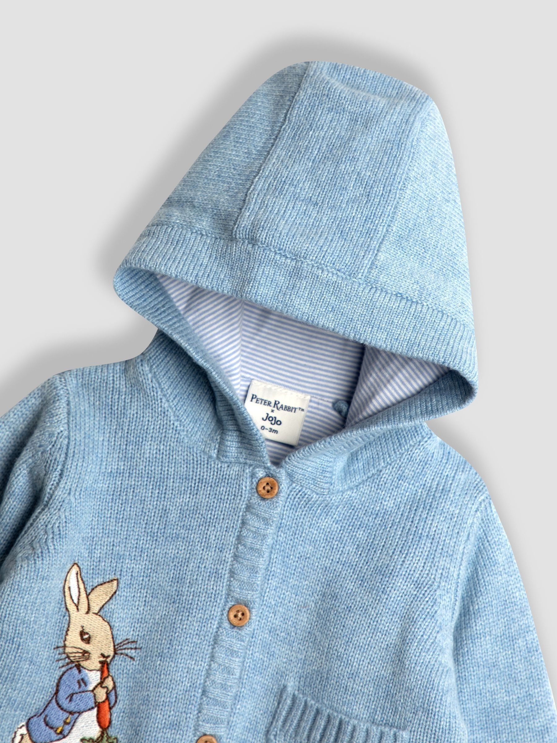 Blue Peter Rabbit™ Hooded Cardigan - Image 3 of 3