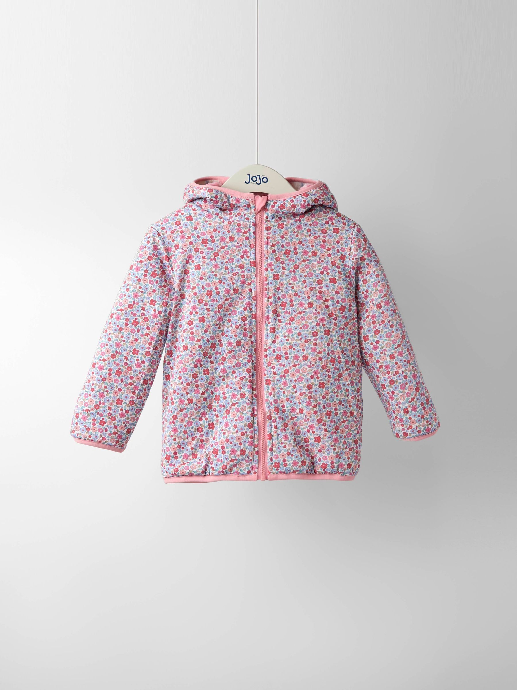 Pink Mouse Appliqué Reversible Fleece Jacket - Image 12 of 13