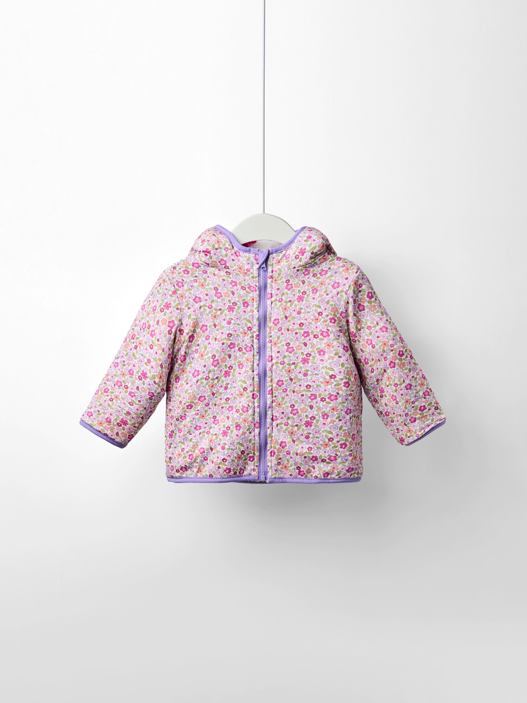 Purple Appliqué Reversible Fleece Jacket - Image 2 of 8