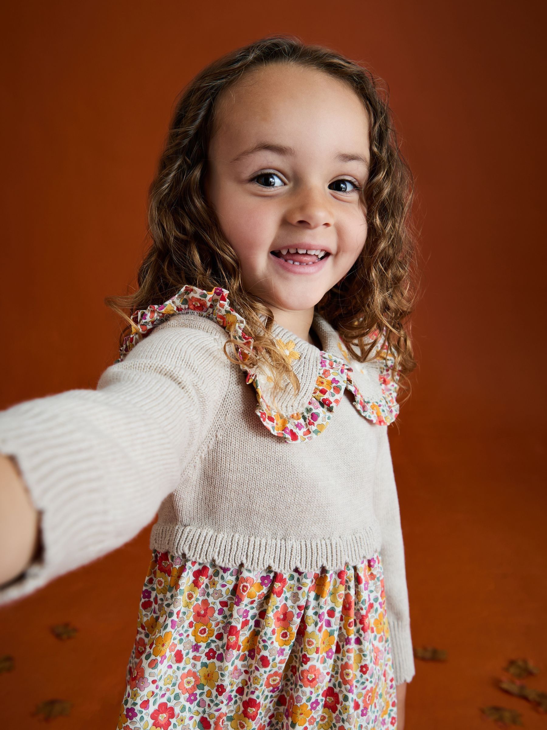 Natural Knitted Dress - Image 2 of 7
