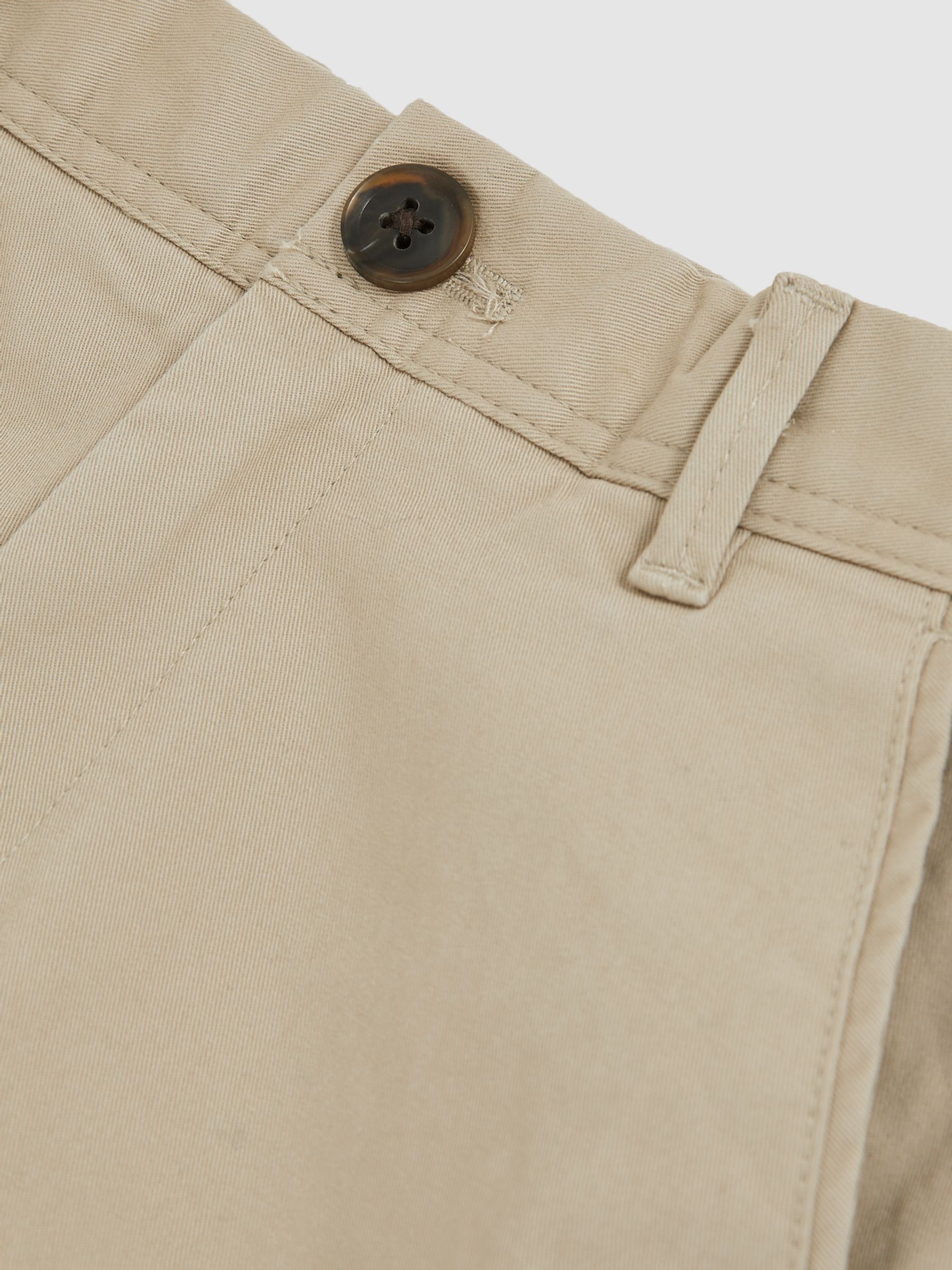 9-14 yrs Slim Fit Casual Chinos in Stone - Image 4 of 4