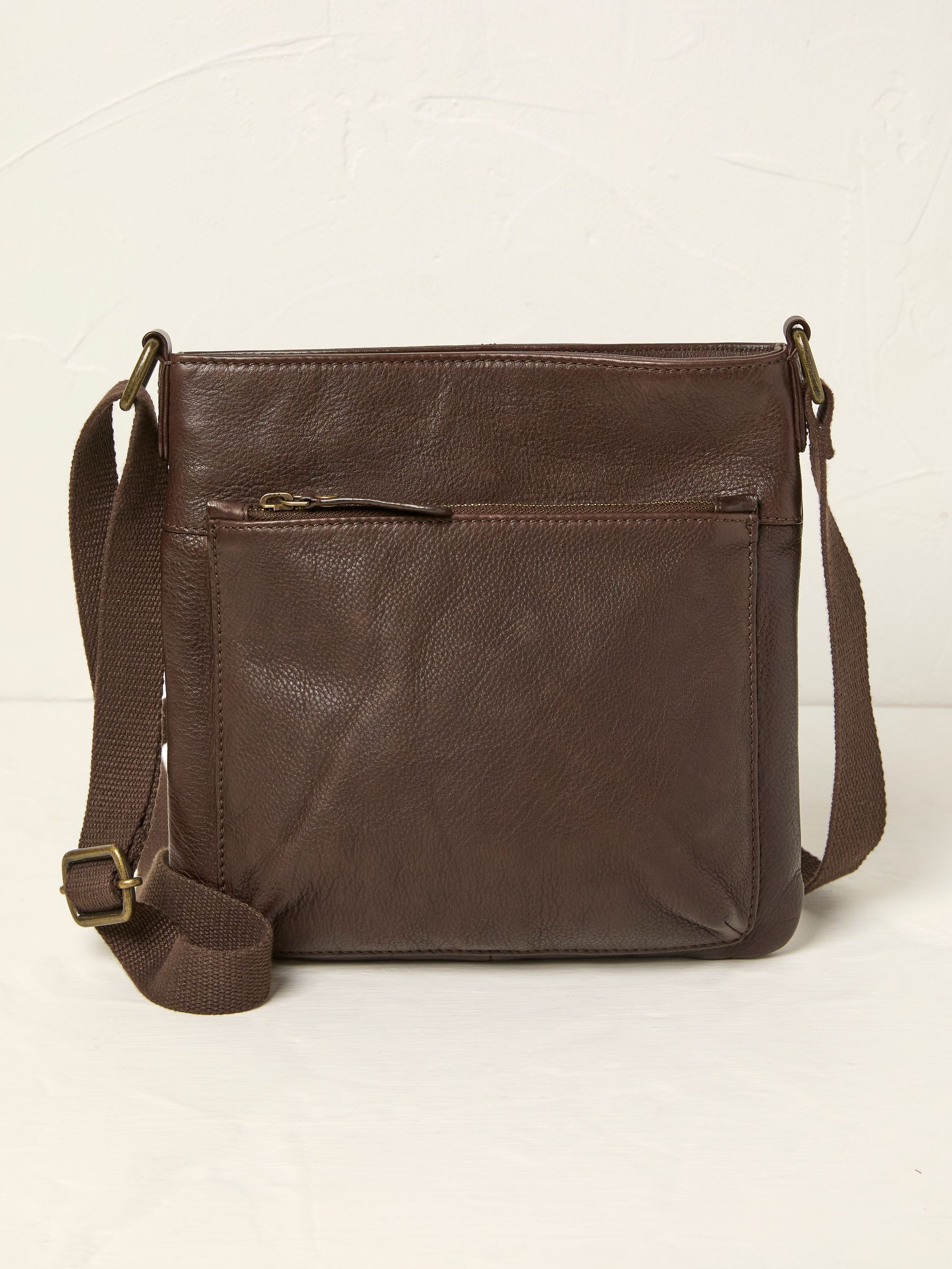 Annie Chocolate Brown Crossbody Bag - Image 3 of 4