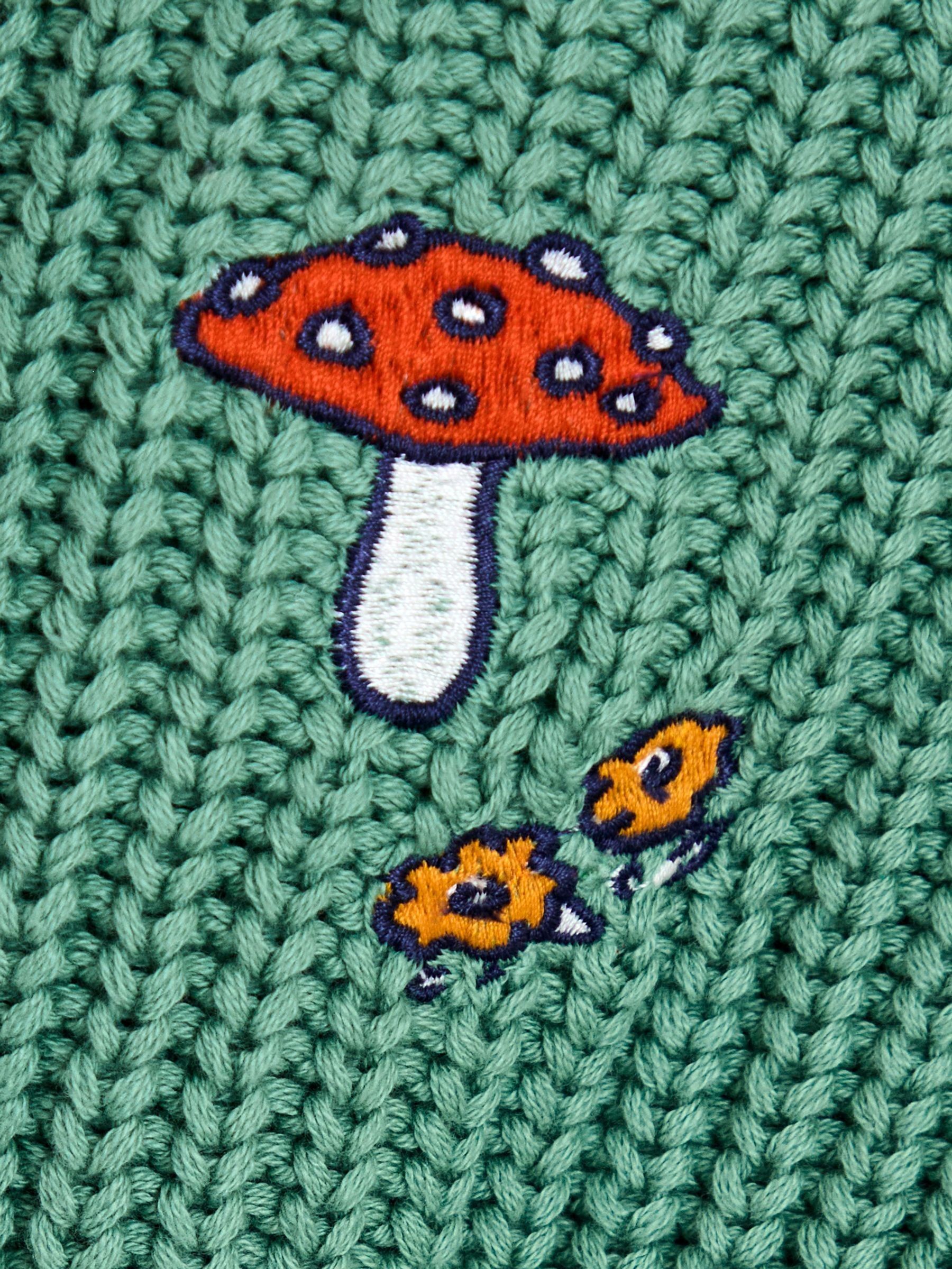 Green The Gruffalo Appliqué Chunky Knit Cardigan - Image 4 of 5