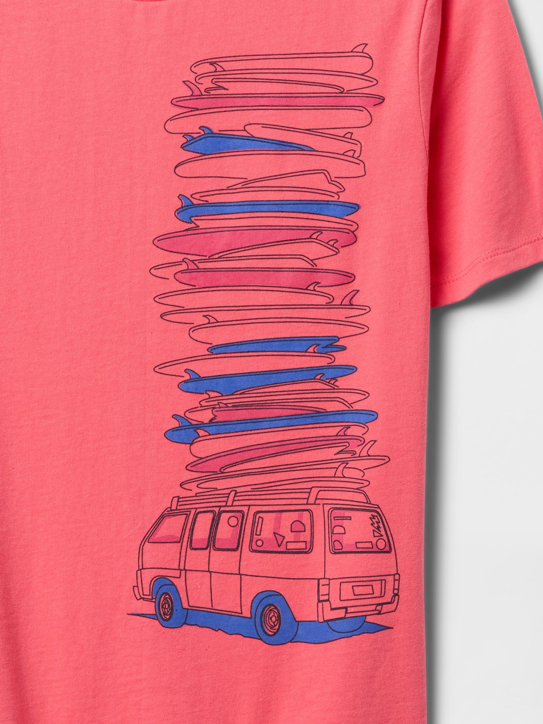 Pink Short Sleeve Graphic T-Shirt (4-13yrs) - Image 2 of 2