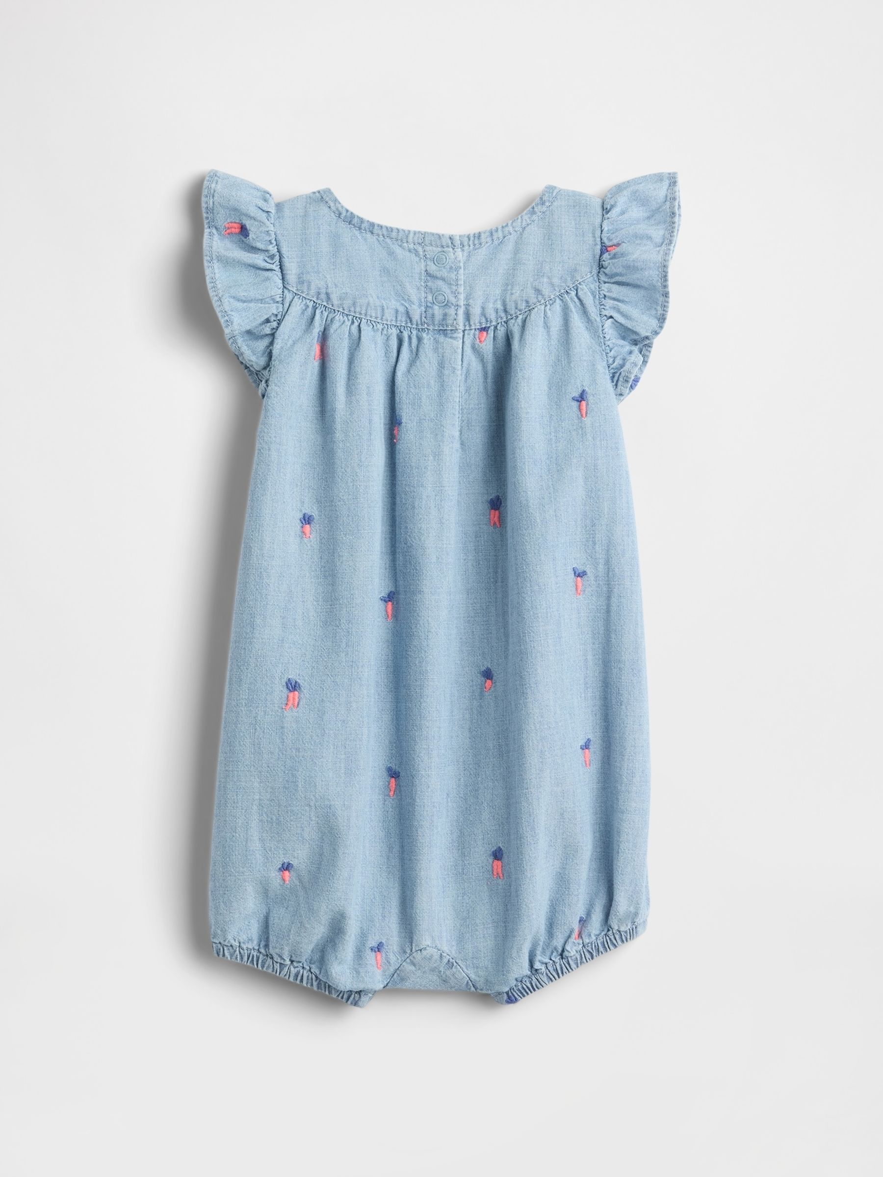 Blue Peter Rabbit Chambray Shorty One-Piece (Newborn-24mths) - Image 2 of 2