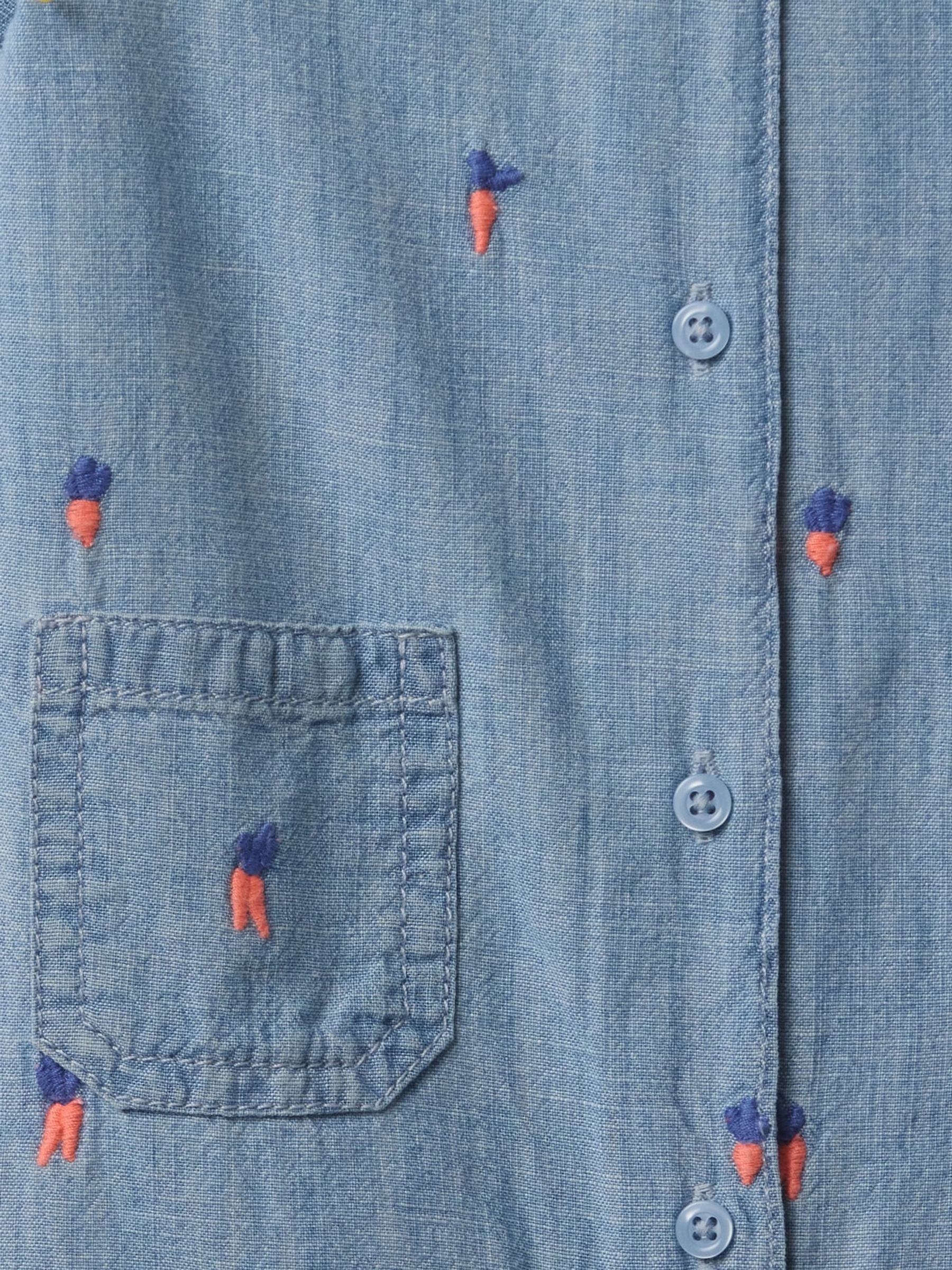 Blue Baby Peter Rabbit Chambray Shorty One Piece (Newborn-24mths) - Image 4 of 4