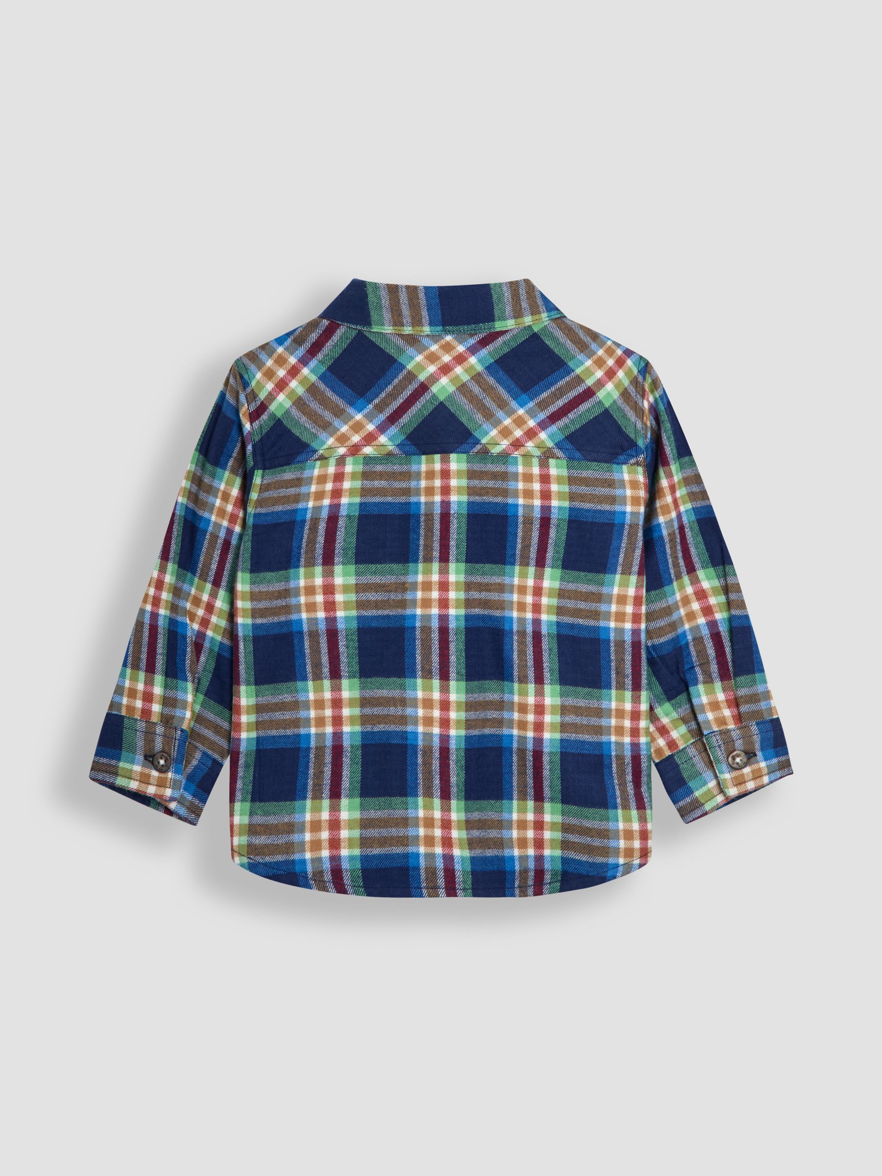 Navy Blue Gingham Shirt - Image 2 of 3