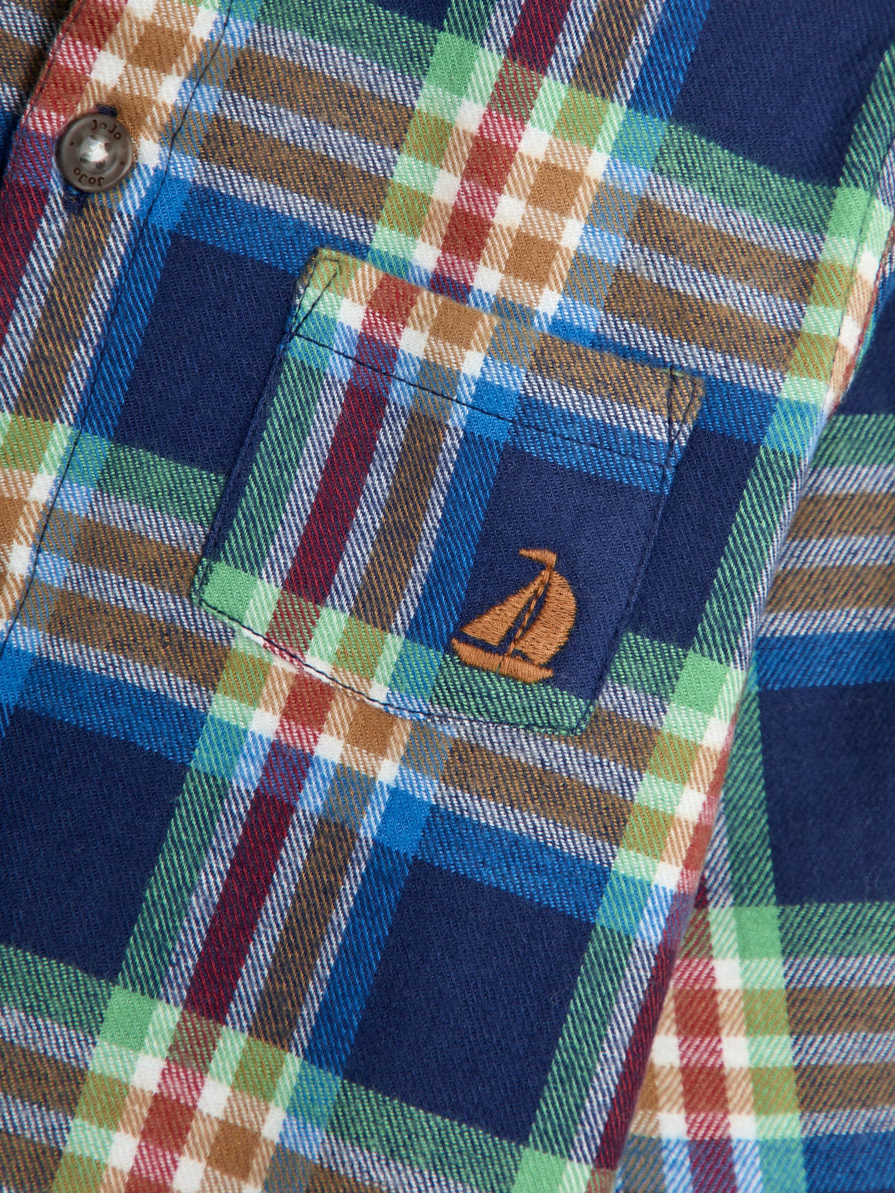 Navy Blue Gingham Shirt - Image 3 of 3