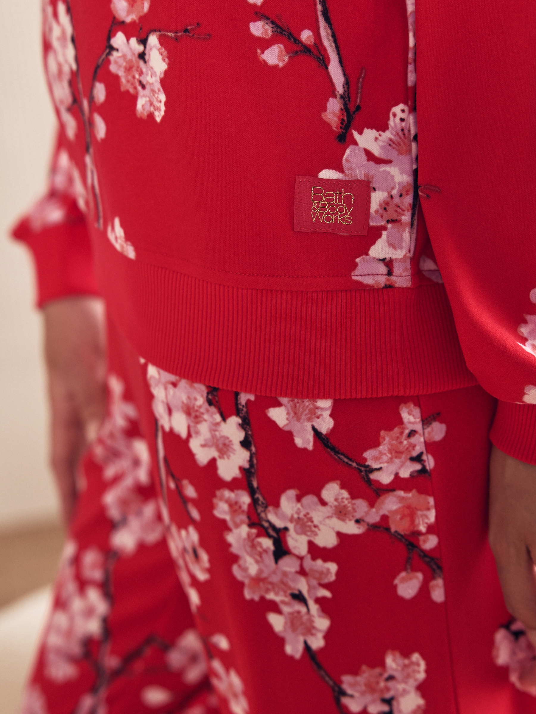 Red Cherry Blossom Pyjamas - Image 4 of 11