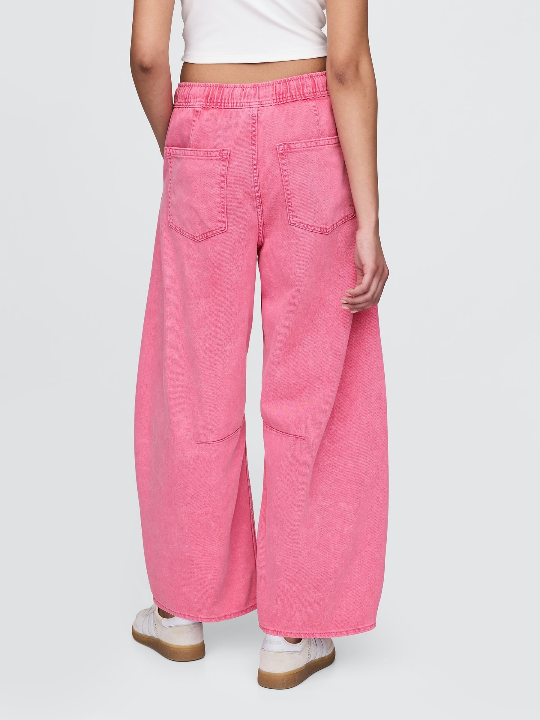 Pink Mid Rise UltraSoft Easy Horseshoe Jeans - Image 2 of 7