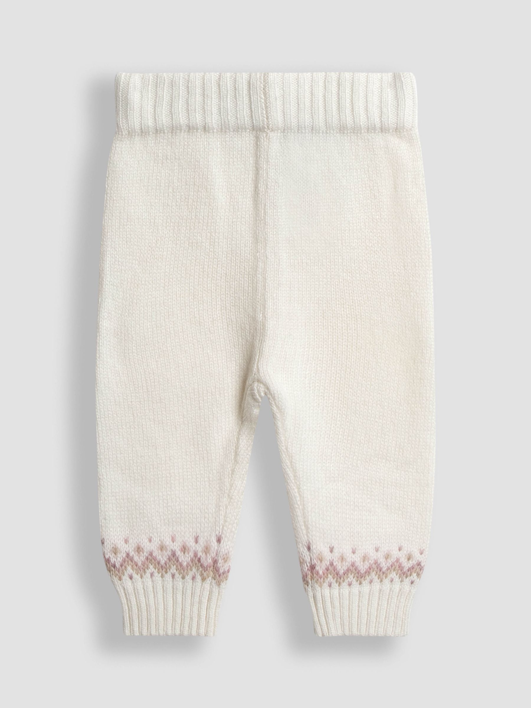 Cream Fair Isle Knit 3- Piece Set - Image 10 of 14