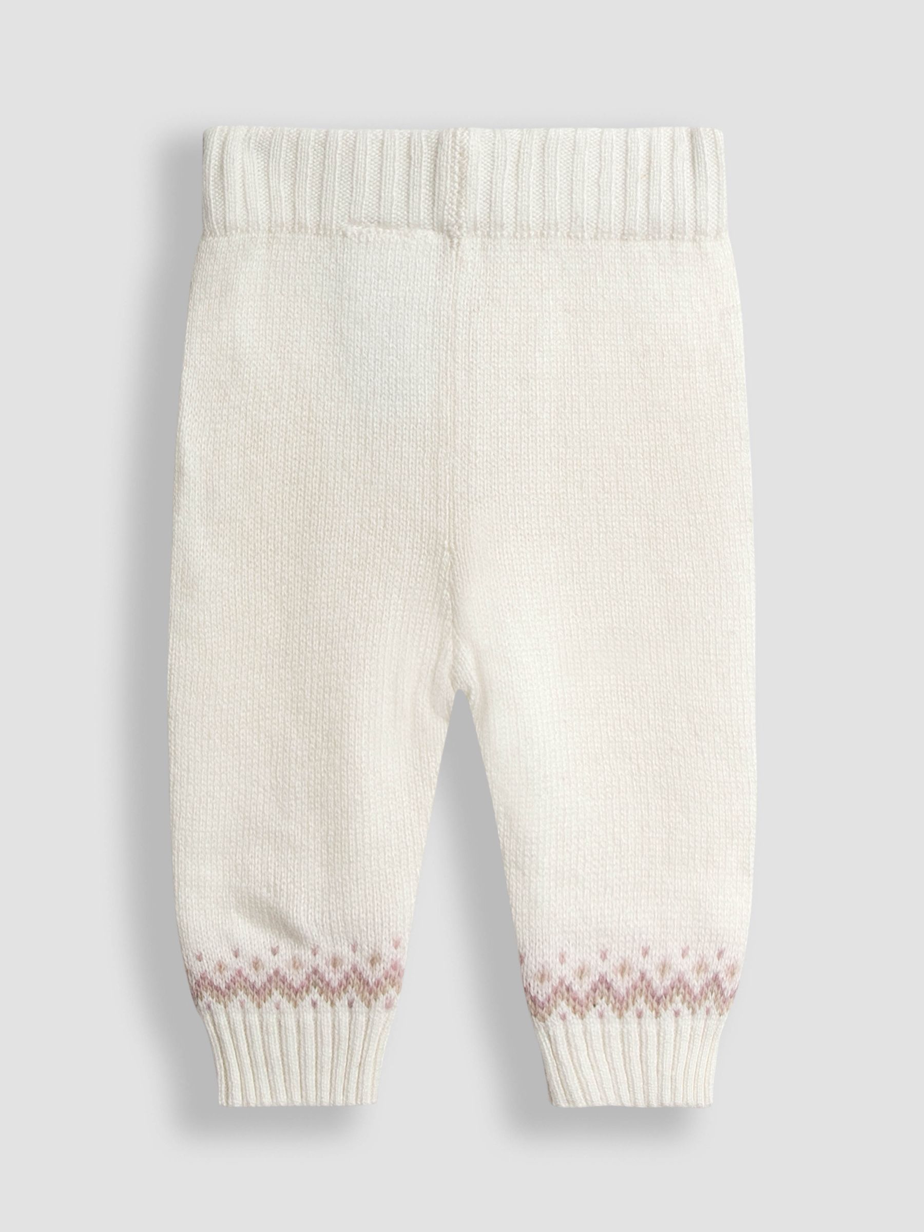 Cream Fair Isle Knit 3- Piece Set - Image 12 of 14