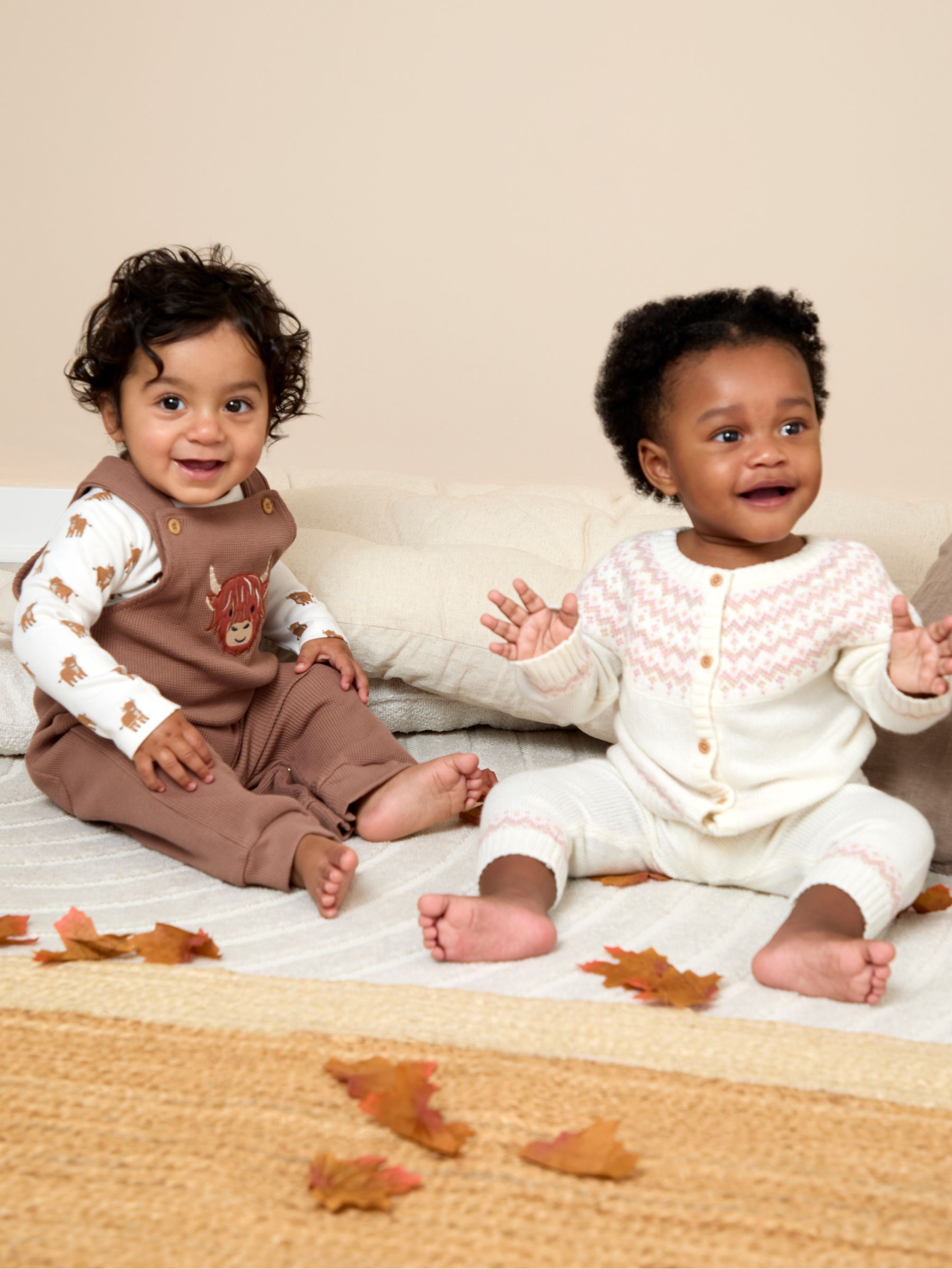 Cream Fair Isle Knit 3- Piece Set - Image 6 of 6