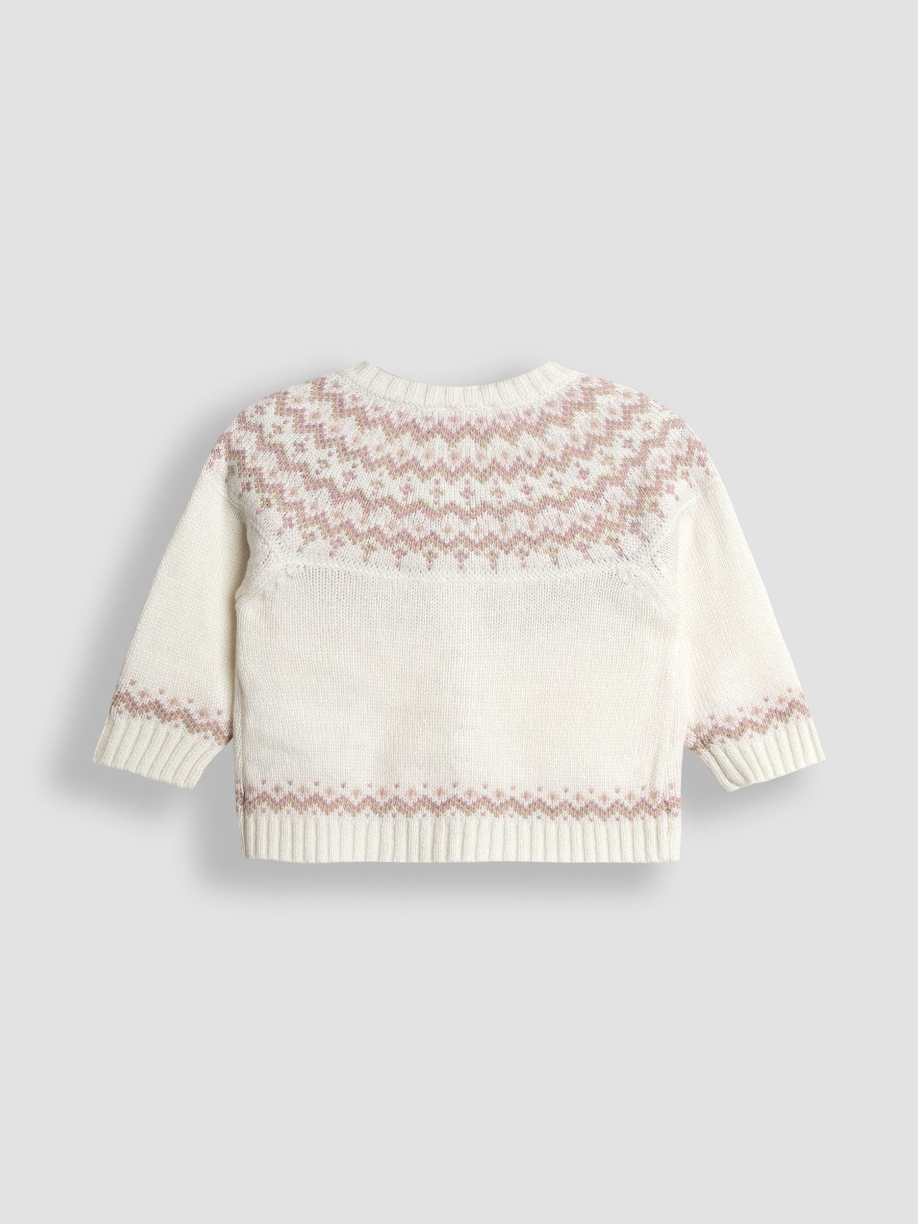 Cream Fair Isle Knit 3- Piece Set - Image 9 of 14