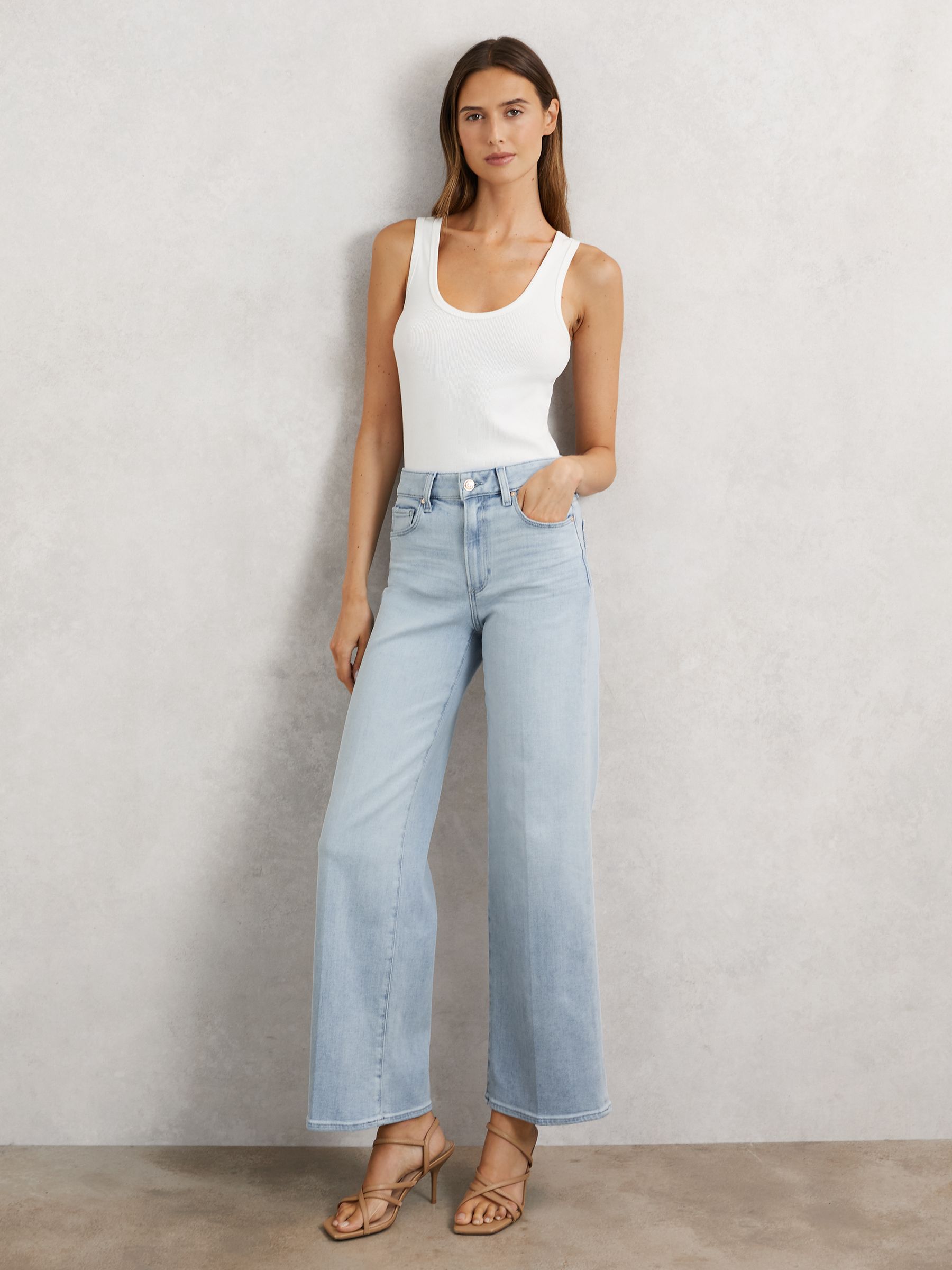 Paige Anessa Jeans in Suki Blue - Image 1 of 5 Paige Anessa Jeans in Suki Blue - Image 1 of 5