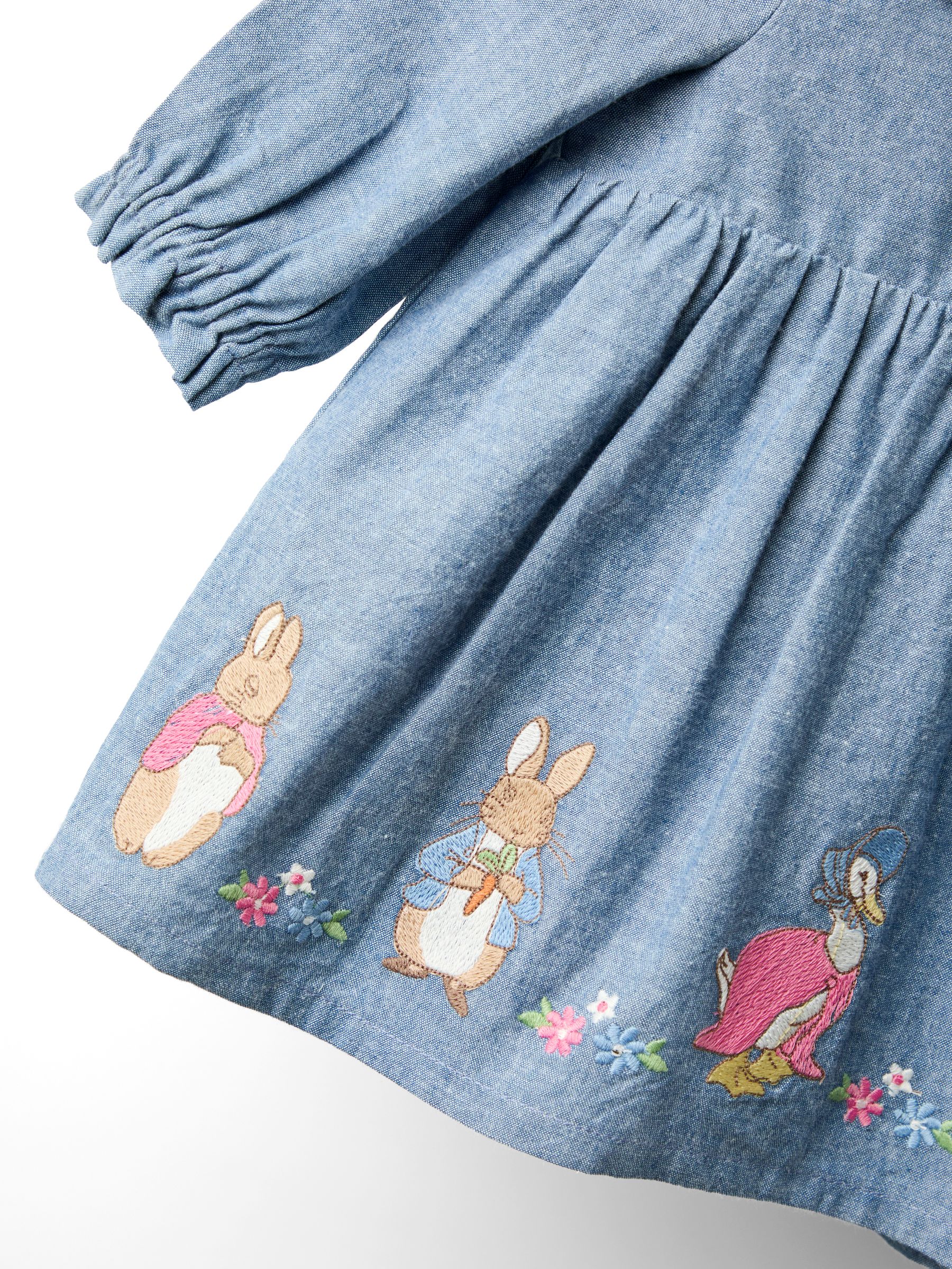 Denim Chambray Collared Dress - Image 4 of 4