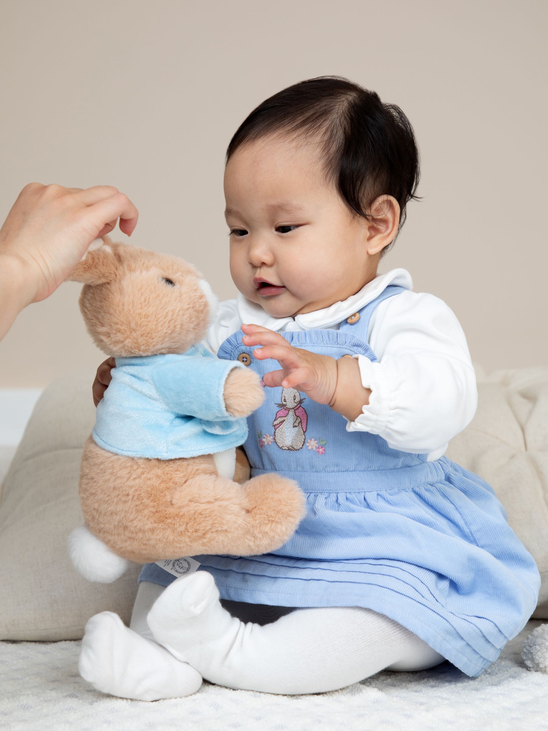 Blue Pinafore Dress & Body Set - Image 3 of 11