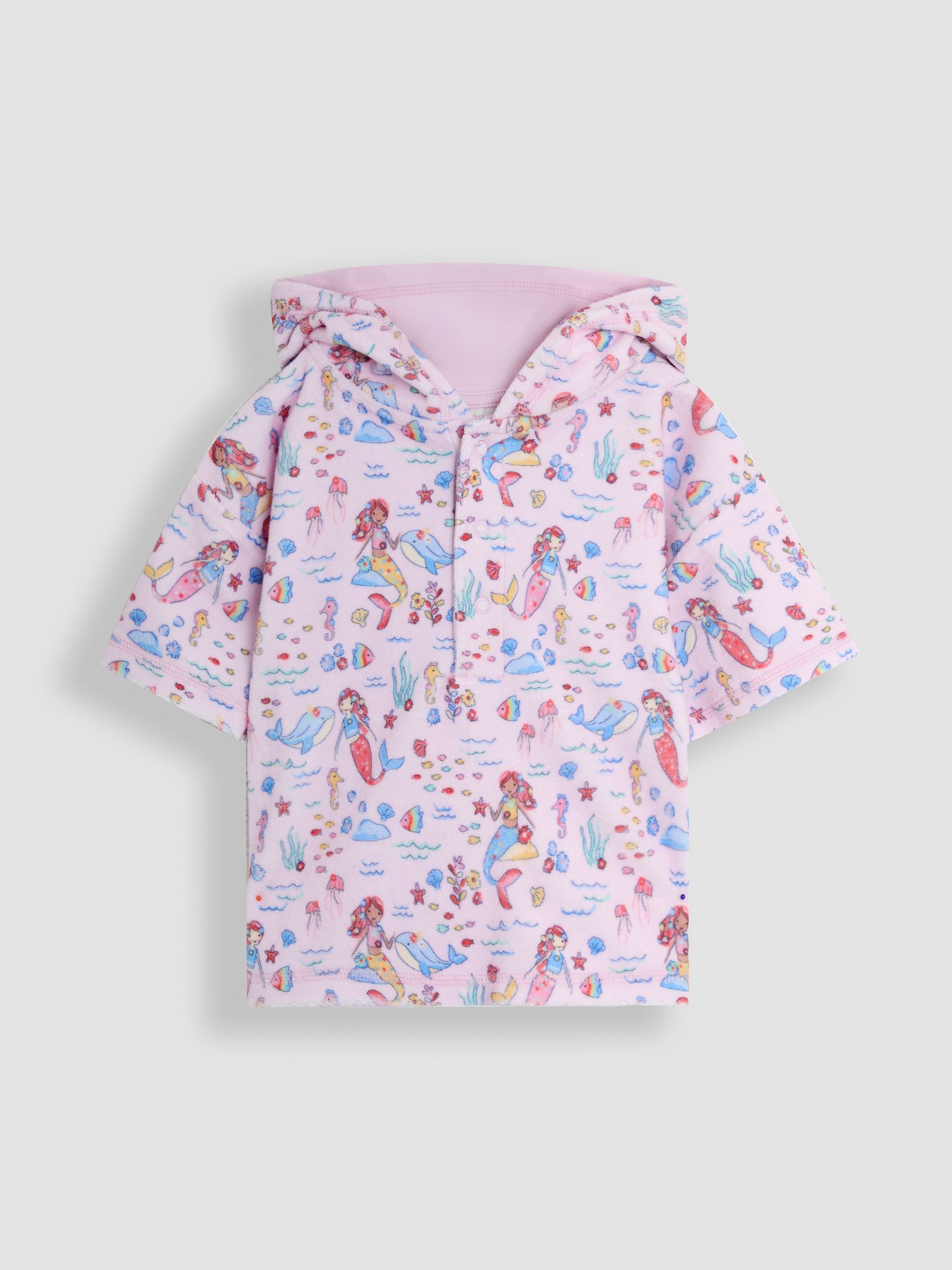 Pink Mermaid Towelling 2 Piece - Image 2 of 6