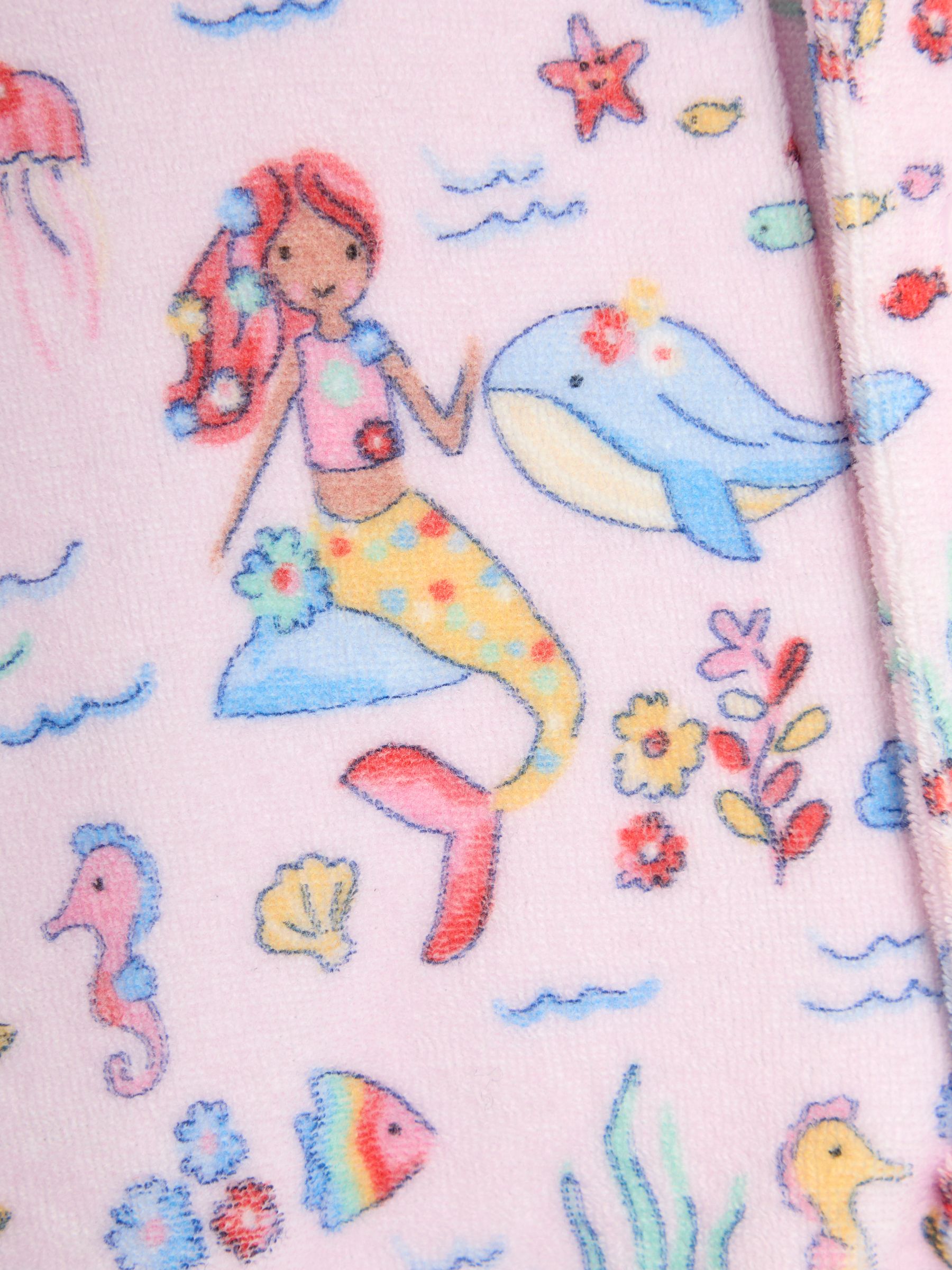 Pink Mermaid Towelling 2 Piece - Image 6 of 6
