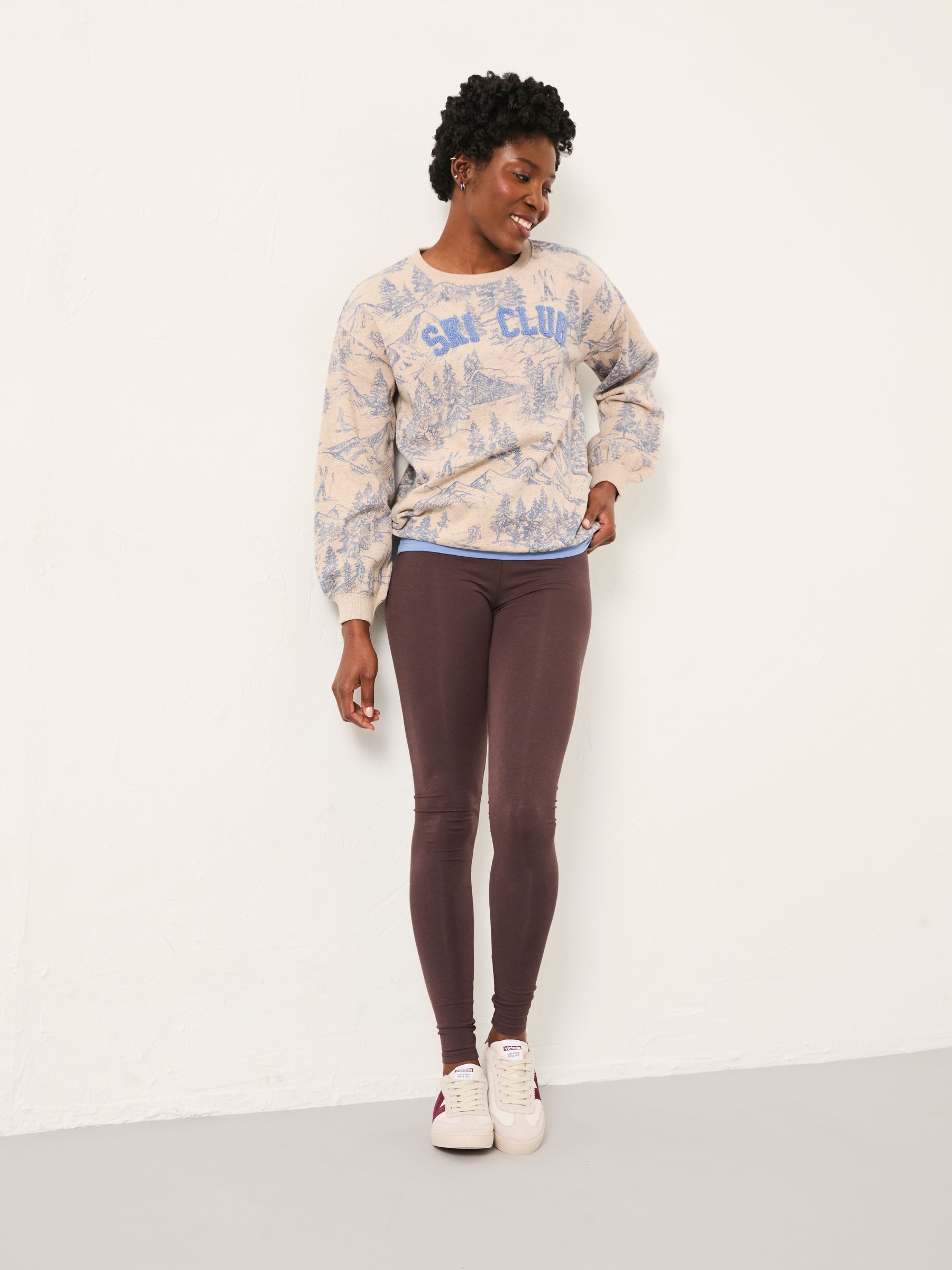 Alex Natural Ski Club Crew Sweatshirt - Image 3 of 6