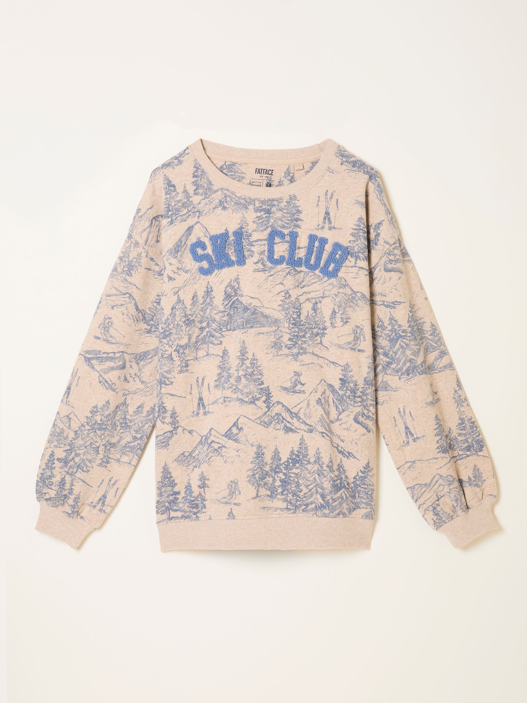 Alex Natural Ski Club Crew Sweatshirt - Image 6 of 6