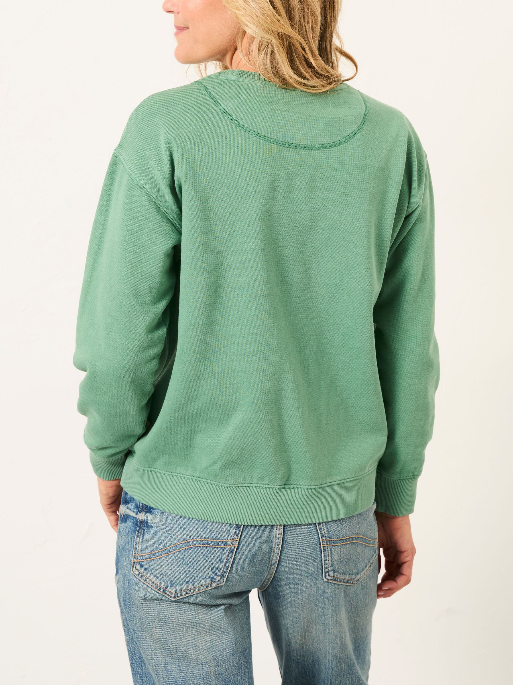 Georgia Jade Green Crew Sweatshirt - Image 2 of 5