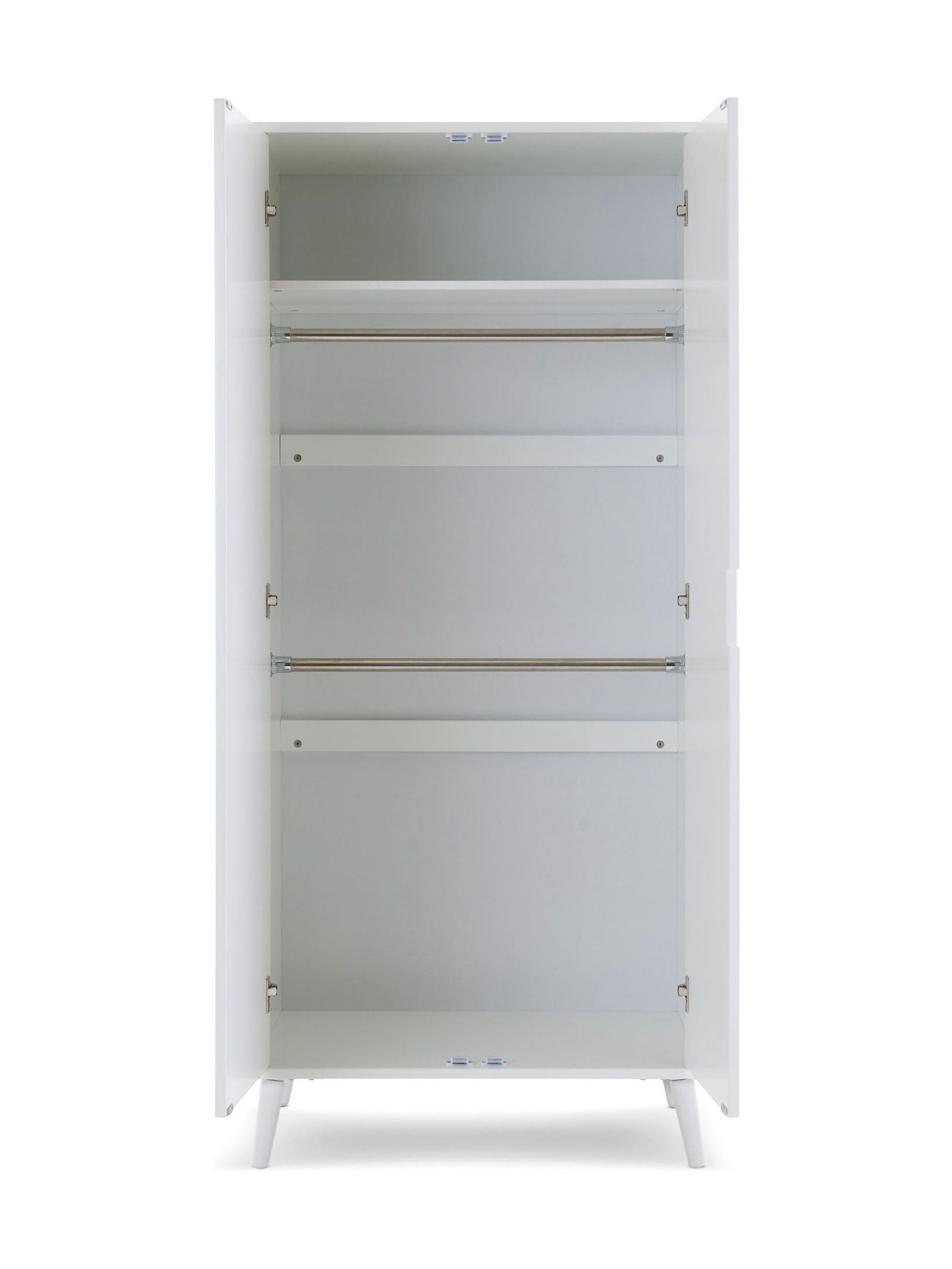 Obaby White With Acrylic Maya 3 Piece Nursery Furniture Set - Image 11 of 12