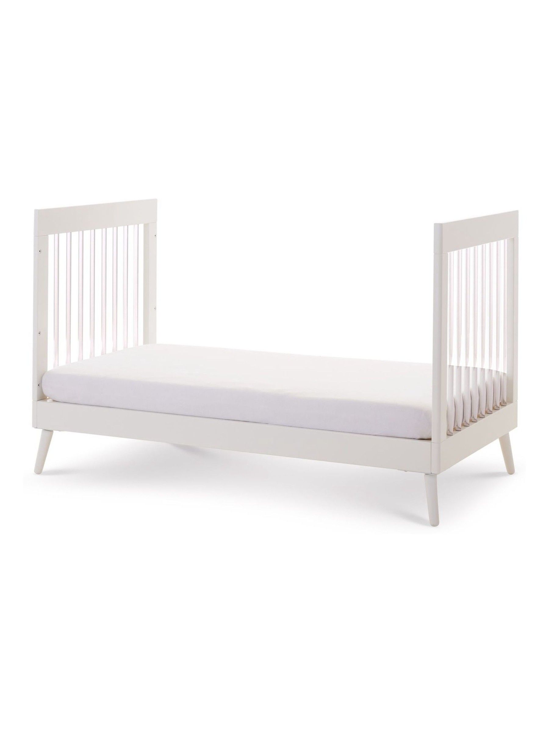 Obaby White With Acrylic Maya 3 Piece Nursery Furniture Set - Image 7 of 12