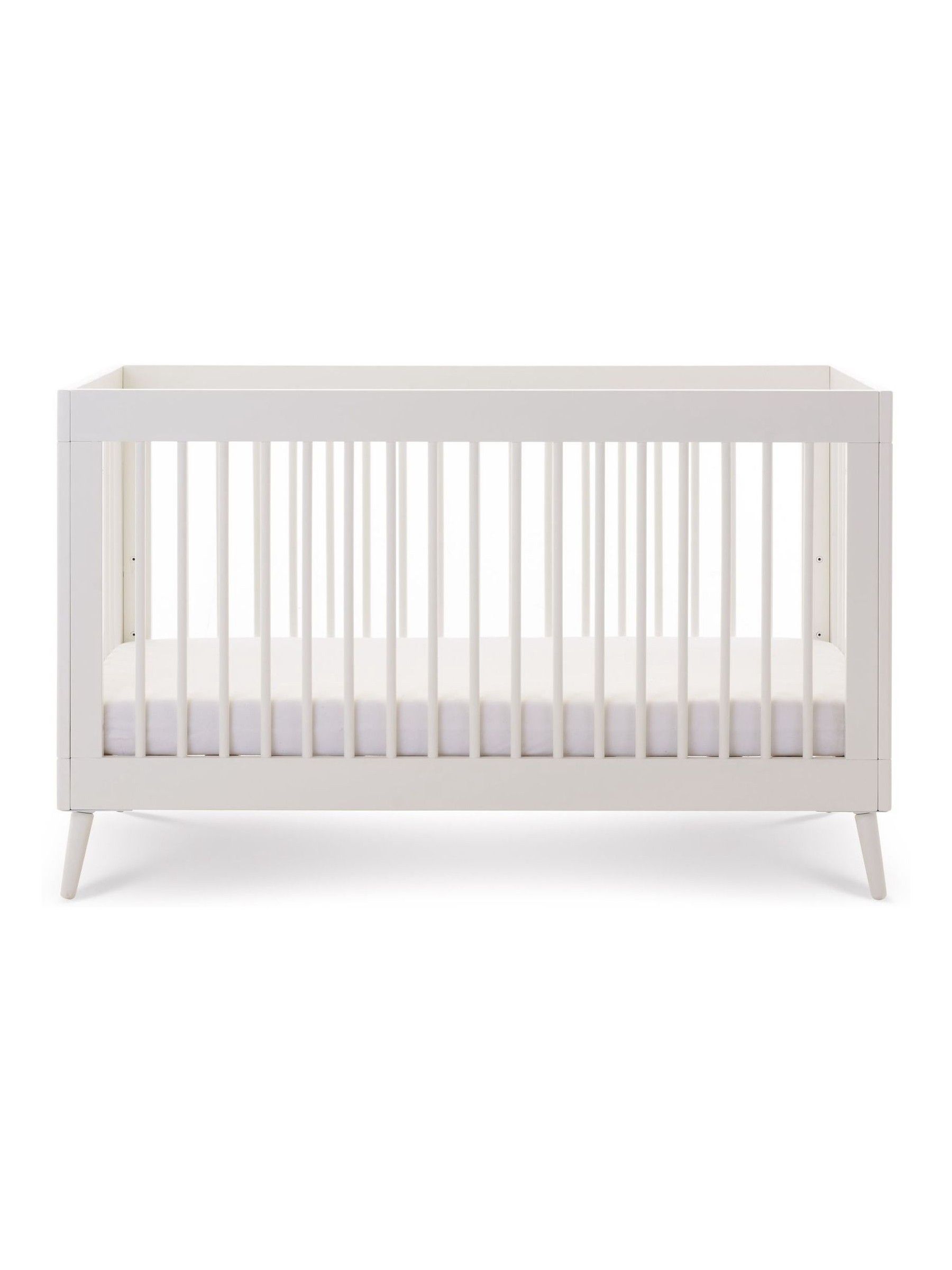 Obaby Nordic White Regular Maya Cot Bed - Image 5 of 9