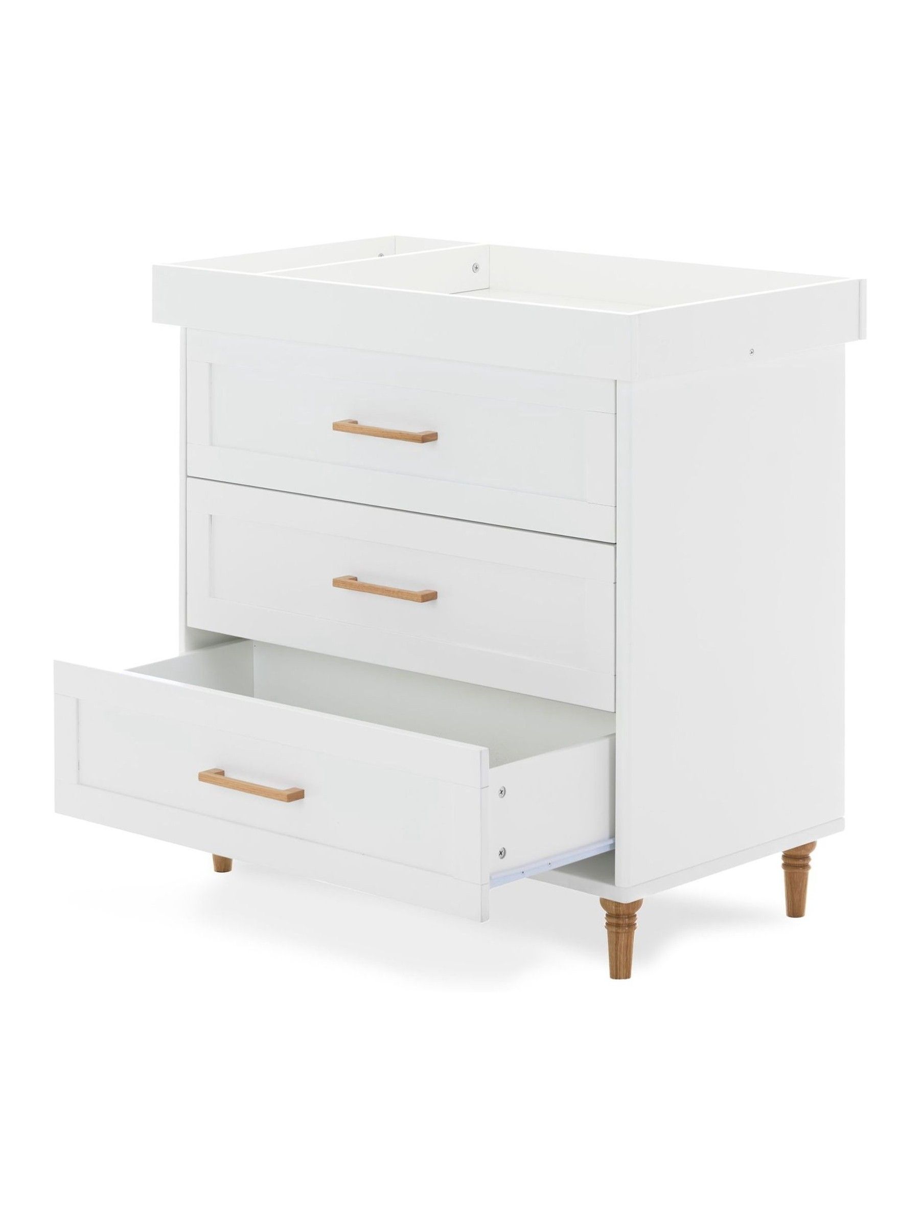 Obaby White with Natural Orla 2 Piece Nursery Furniture Set - Image 5 of 8