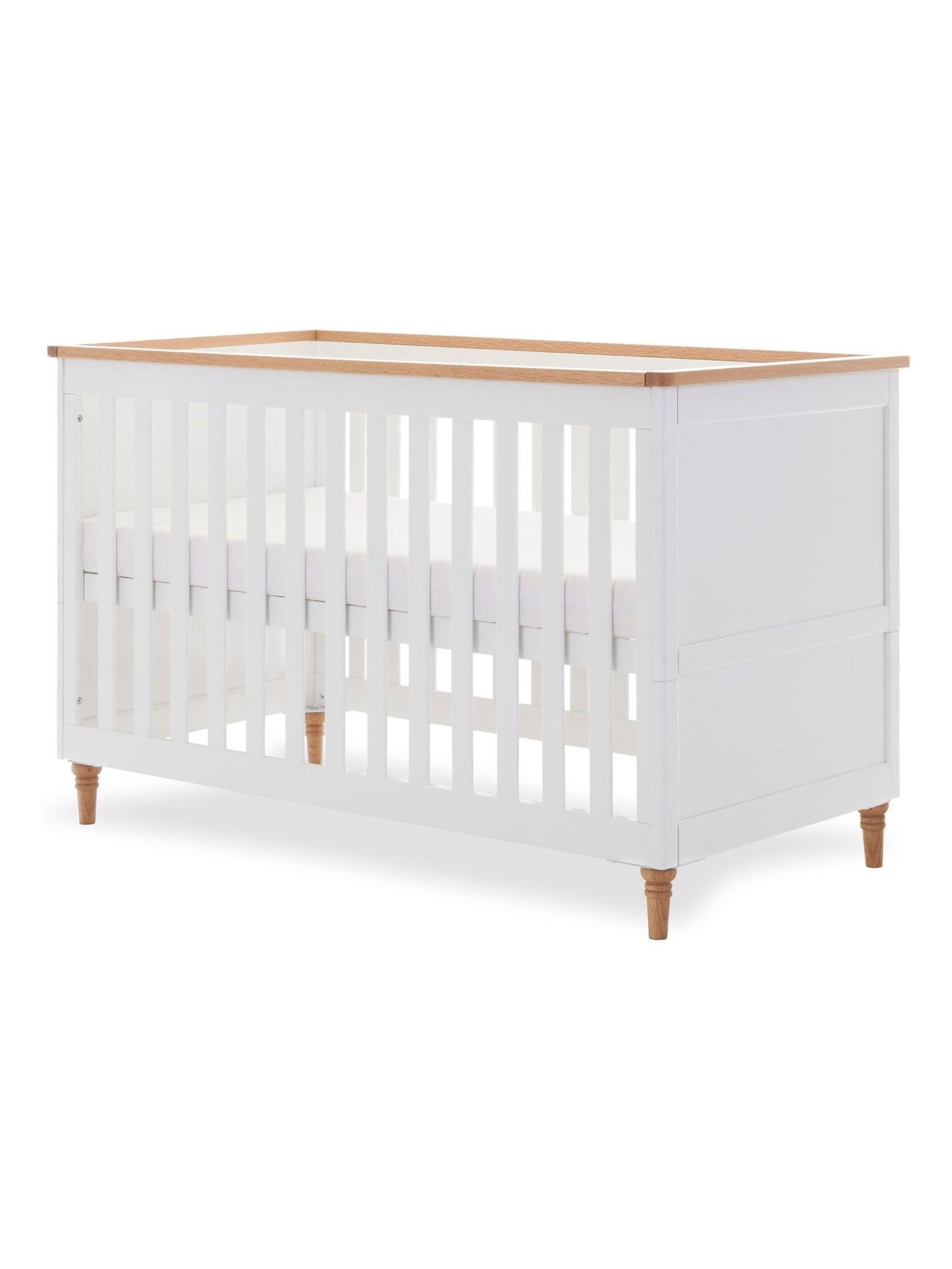 Obaby White with Natural Orla 2 Piece Nursery Furniture Set - Image 6 of 8