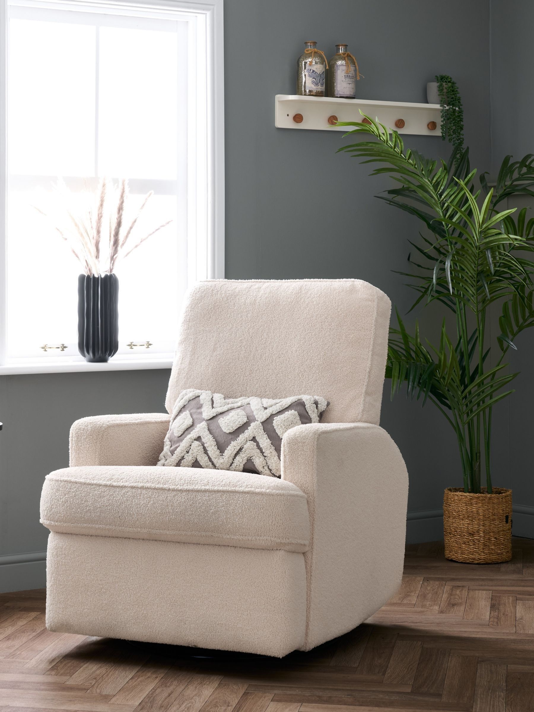 Obaby Ivory Madison Electric Recliner Nursing Chair - Image 1 of 8