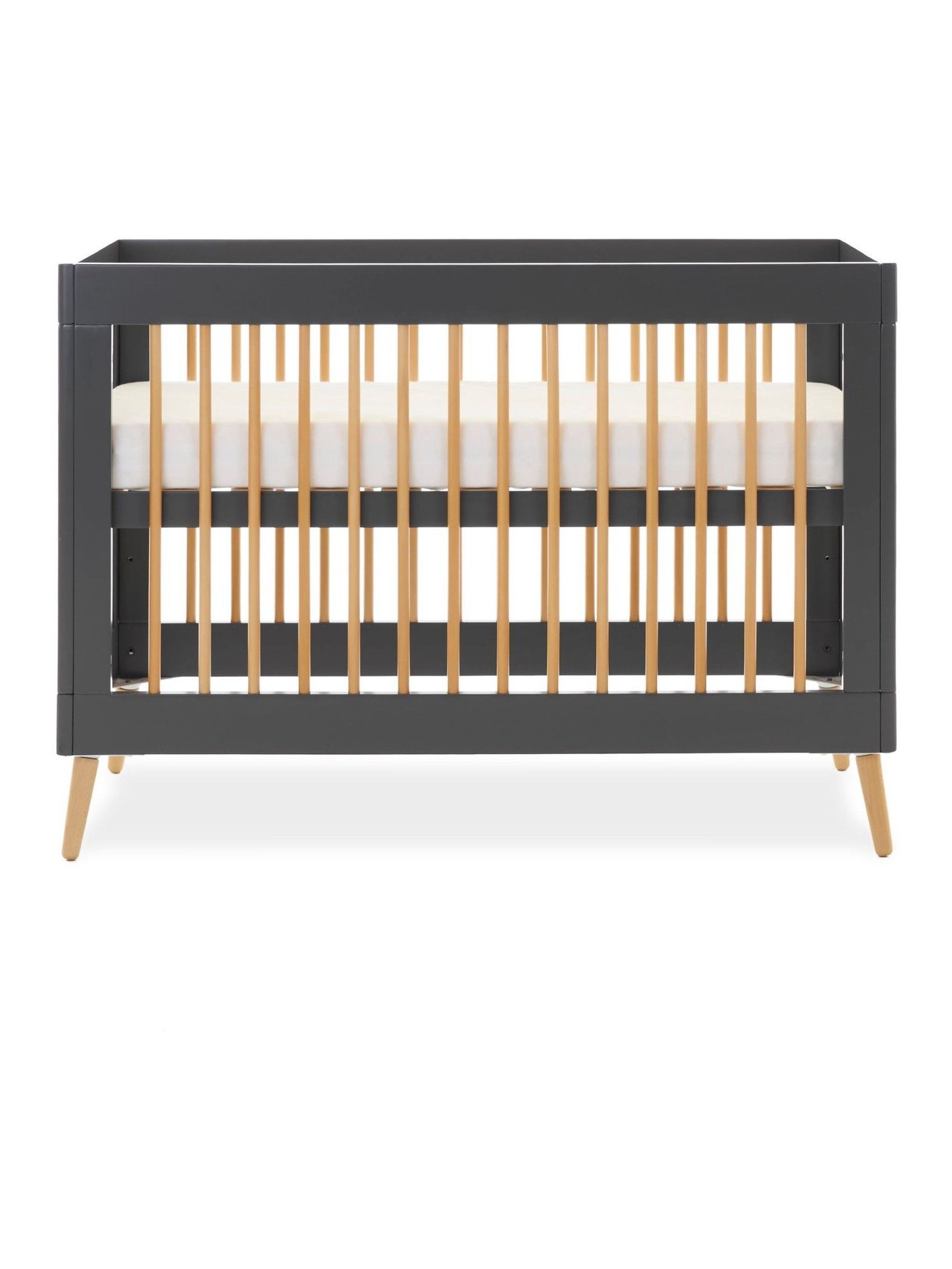 Obaby Slate with Natural Maya Mini 3 Piece Nursery Furniture Set - Image 5 of 9
