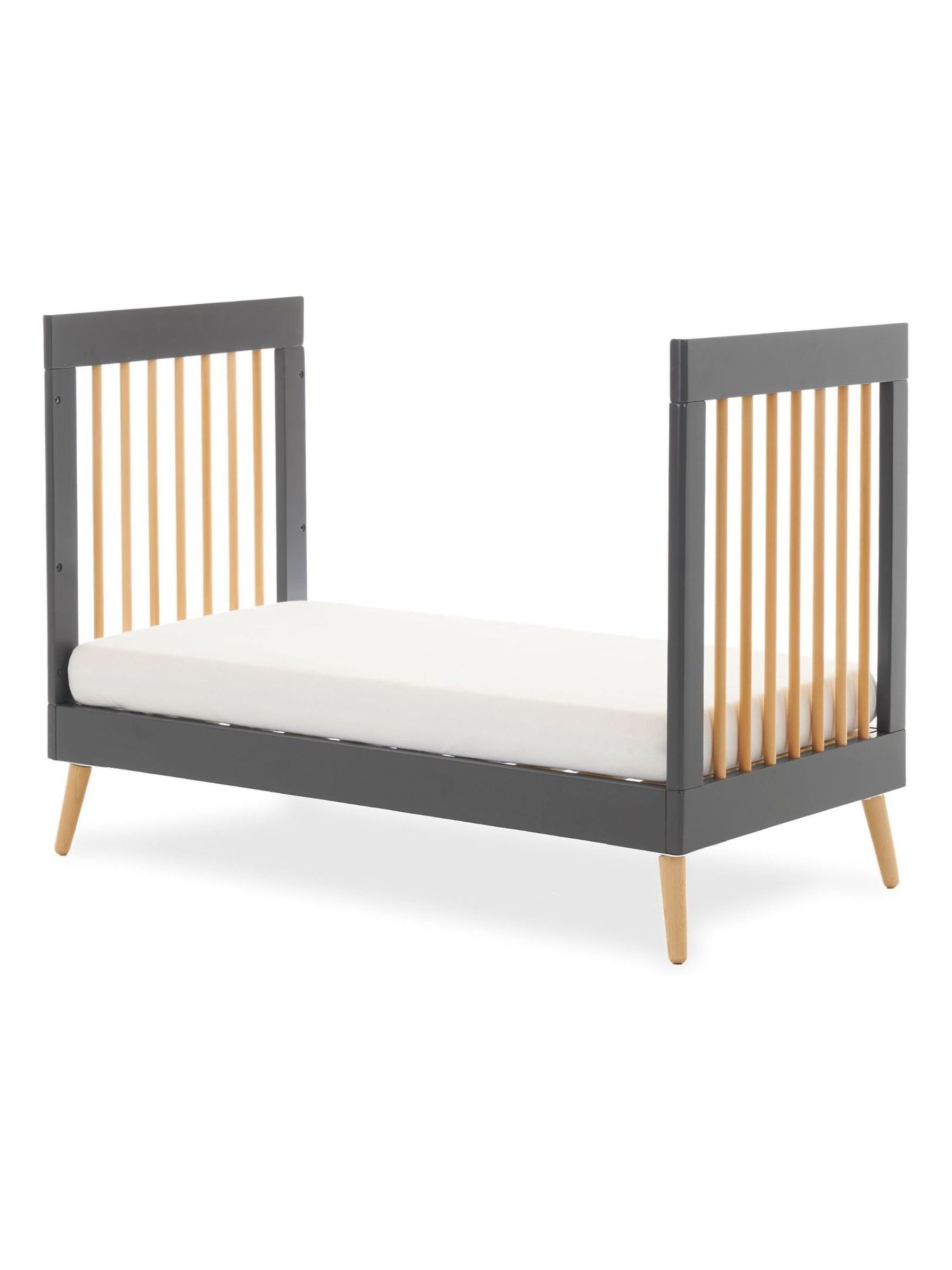 Obaby Slate with Natural Maya Mini 3 Piece Nursery Furniture Set - Image 7 of 9