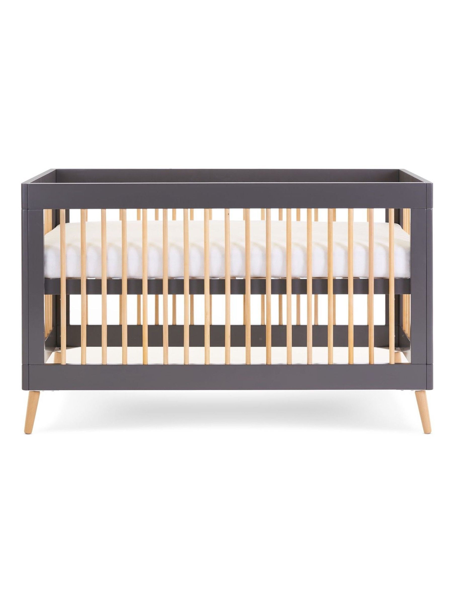 Obaby Slate with Natural Maya 3 Piece Nursery Furniture Set - Image 6 of 9