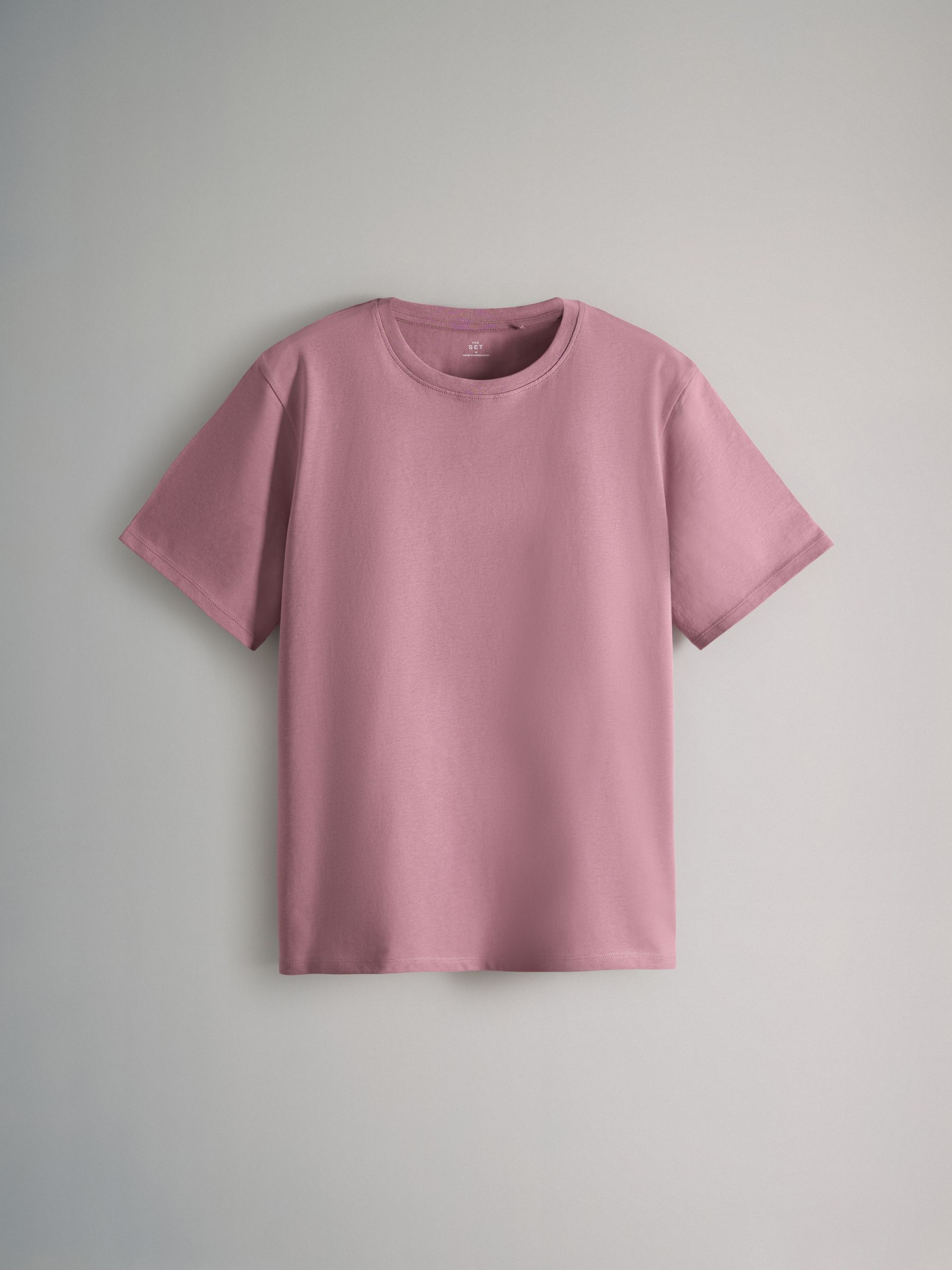 Black/Chocolate Brown/Berry/Mid Pink/Cream - 5 Pack Relaxed T-Shirts - Image 8 of 13
