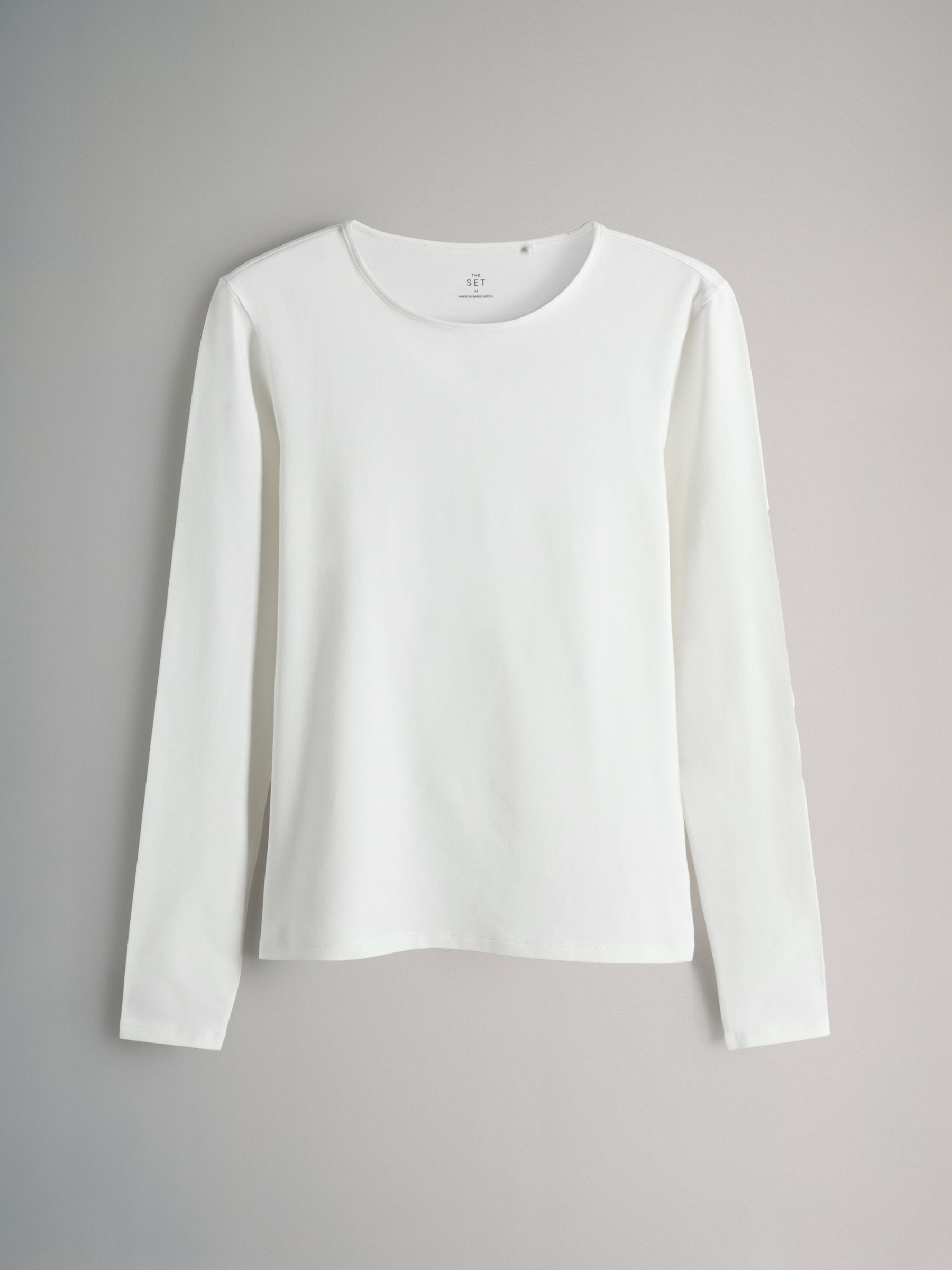 Black/Stripe/Berry/Mid Pink/Cream - 5 Pack Long Sleeve Crew Neck T-Shirts - Image 6 of 8