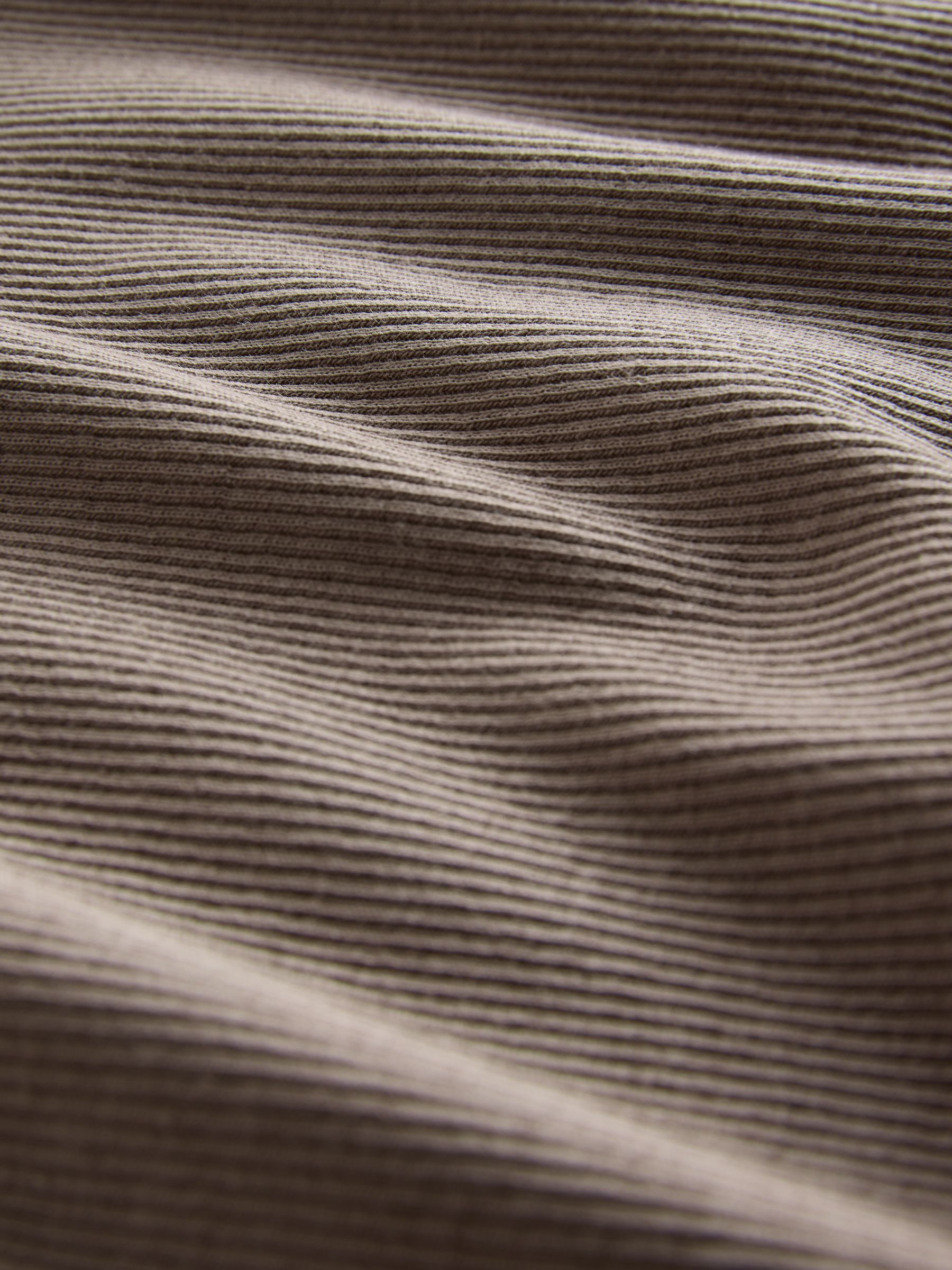 Taupe/Pink/White - 3 Pack Short Sleeve Ribbed T-Shirts - Image 6 of 6