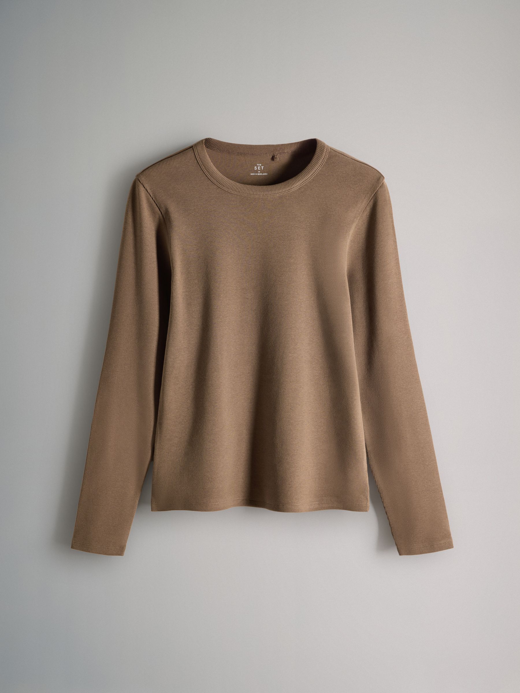 3 Pack Ribbed Long Sleeve T-Shirts - Image 2 of 6 3 Pack Ribbed Long Sleeve T-Shirts - Image 2 of 6