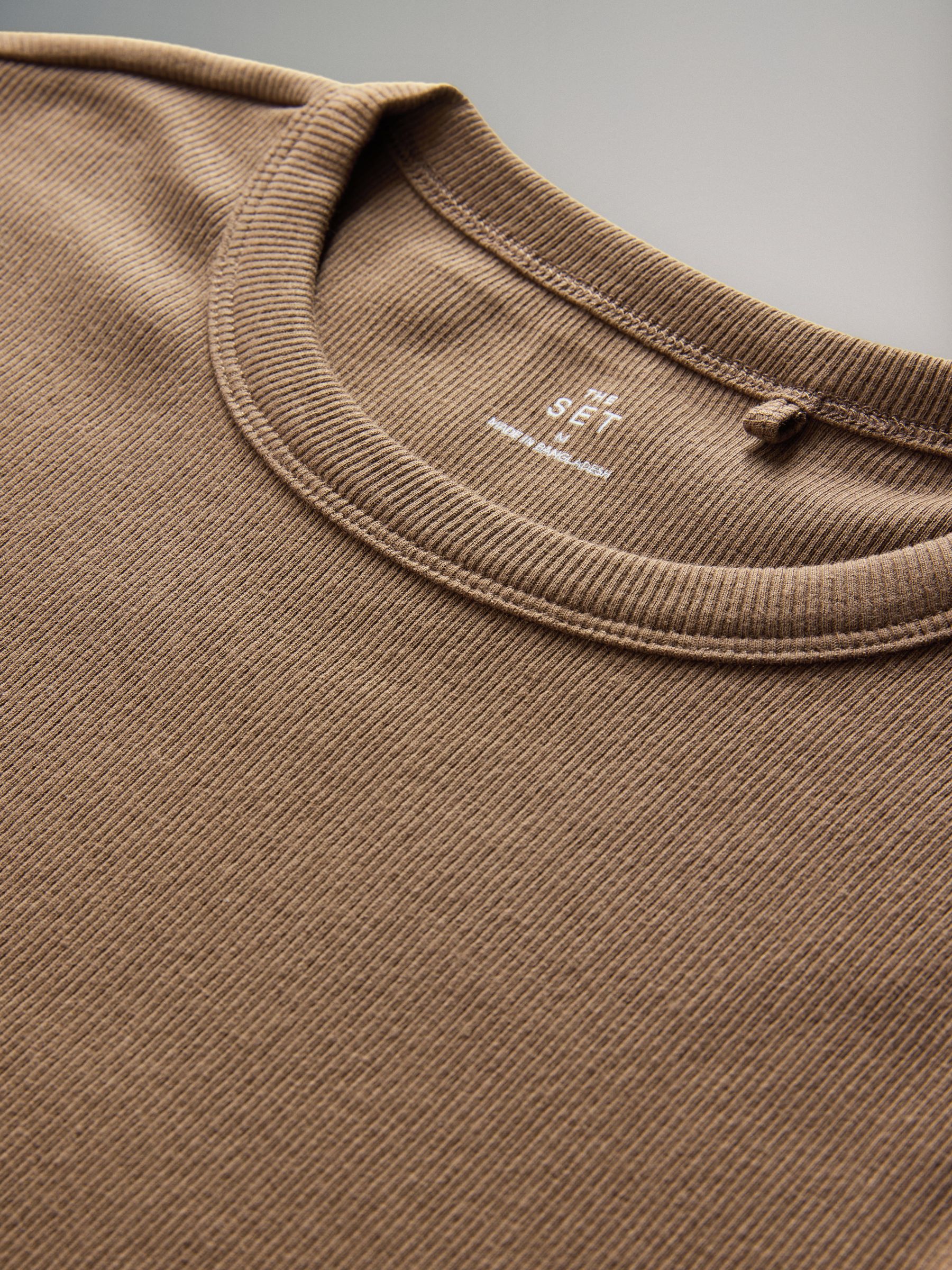 3 Pack Ribbed Long Sleeve T-Shirts - Image 5 of 6